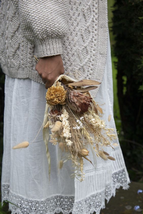 Hand Tied Dried Flowers
