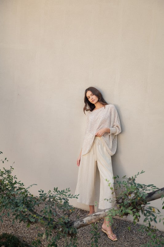 The Elastic Cover Iinen Pants