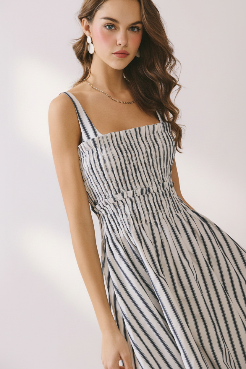 The Anna Midi Stripe