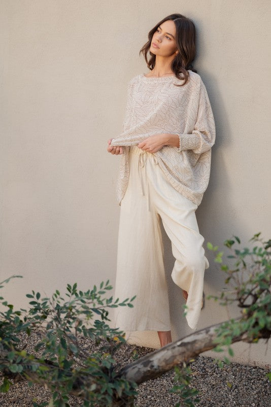 The Elastic Cover Iinen Pants