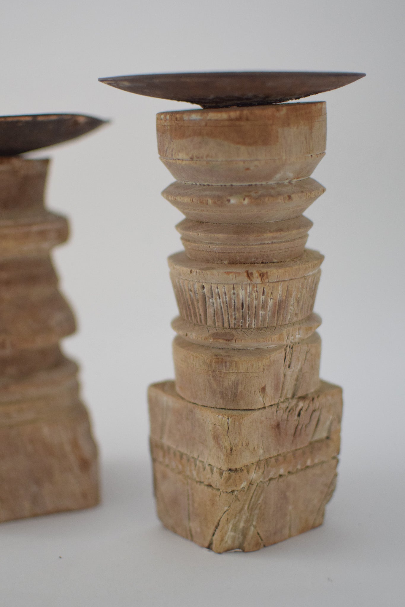 Daksh Carved Candle Stand