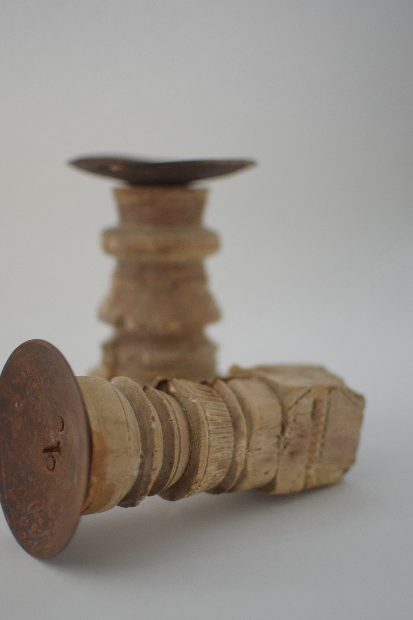 Daksh Carved Candle Stand