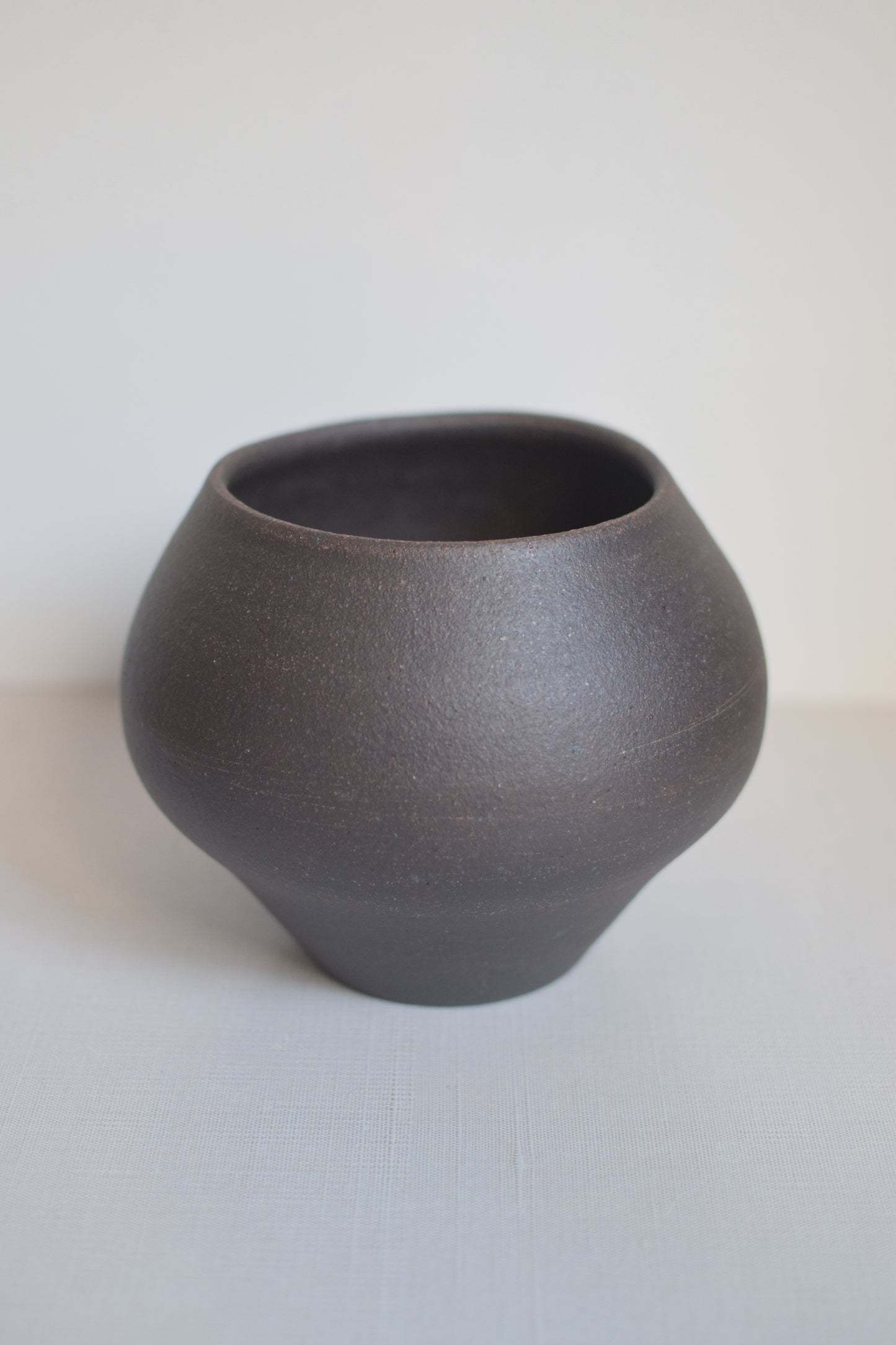 Earthen Noir Vase