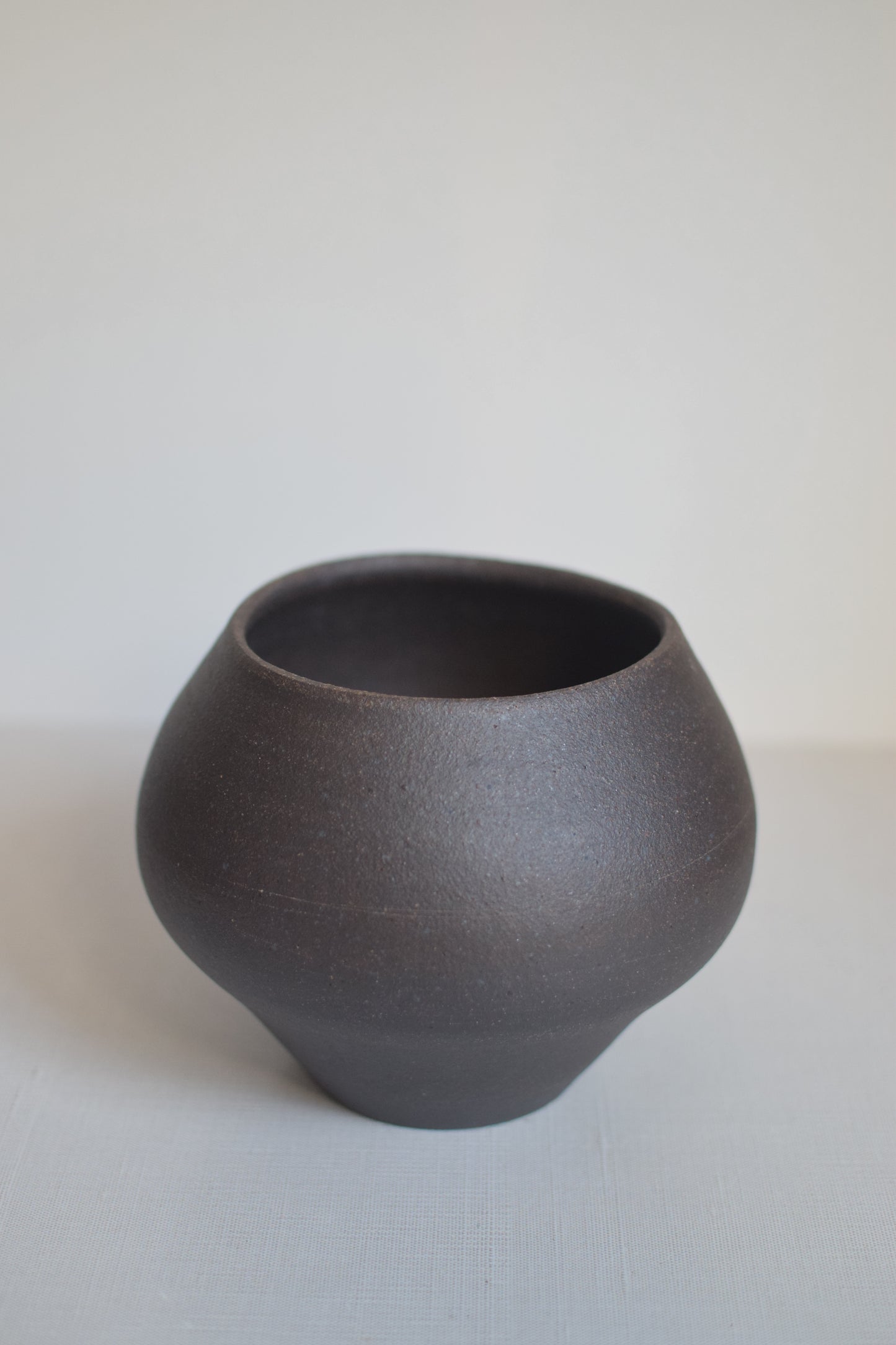 Earthen Noir Vase