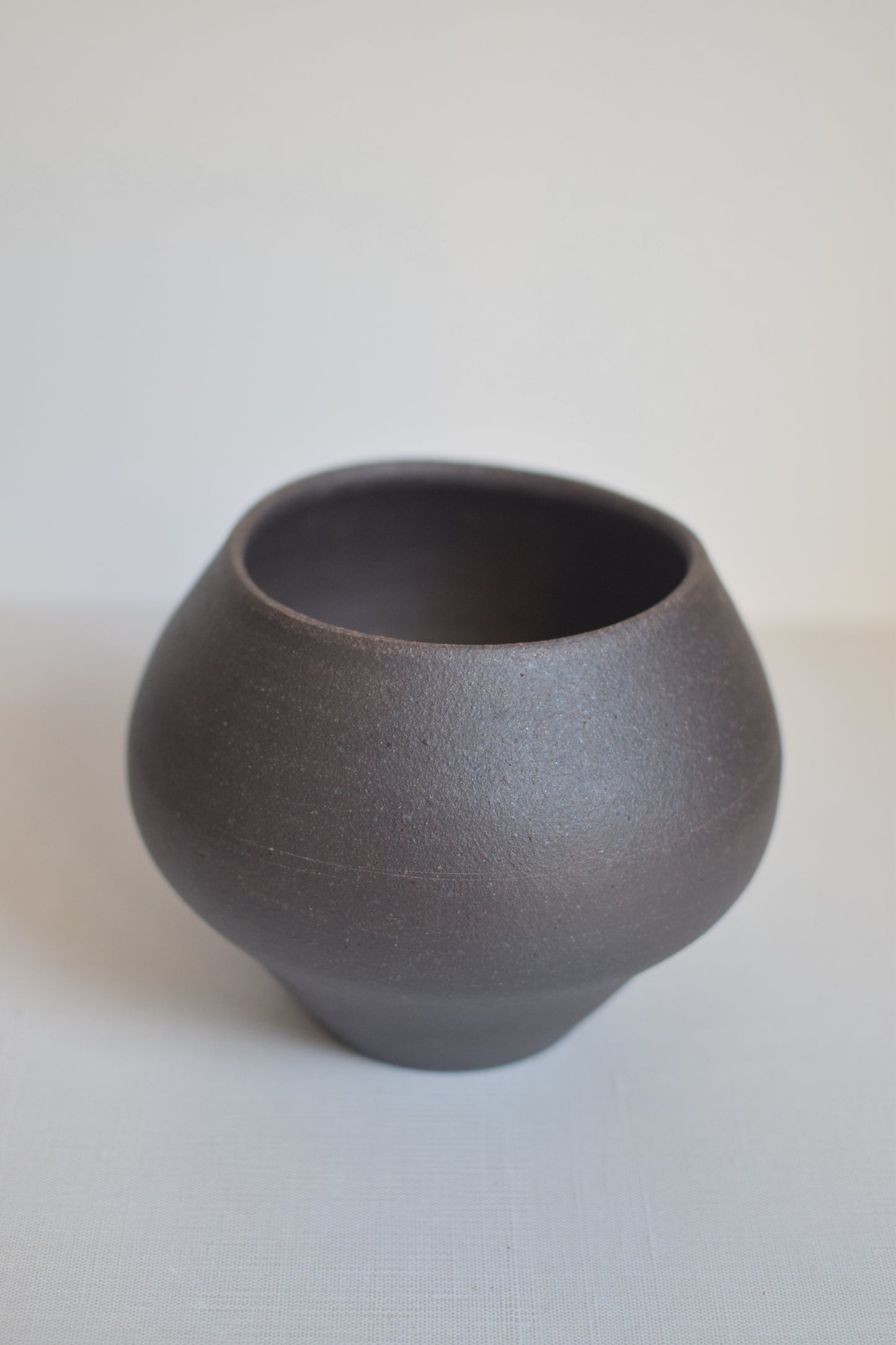 Earthen Noir Vase