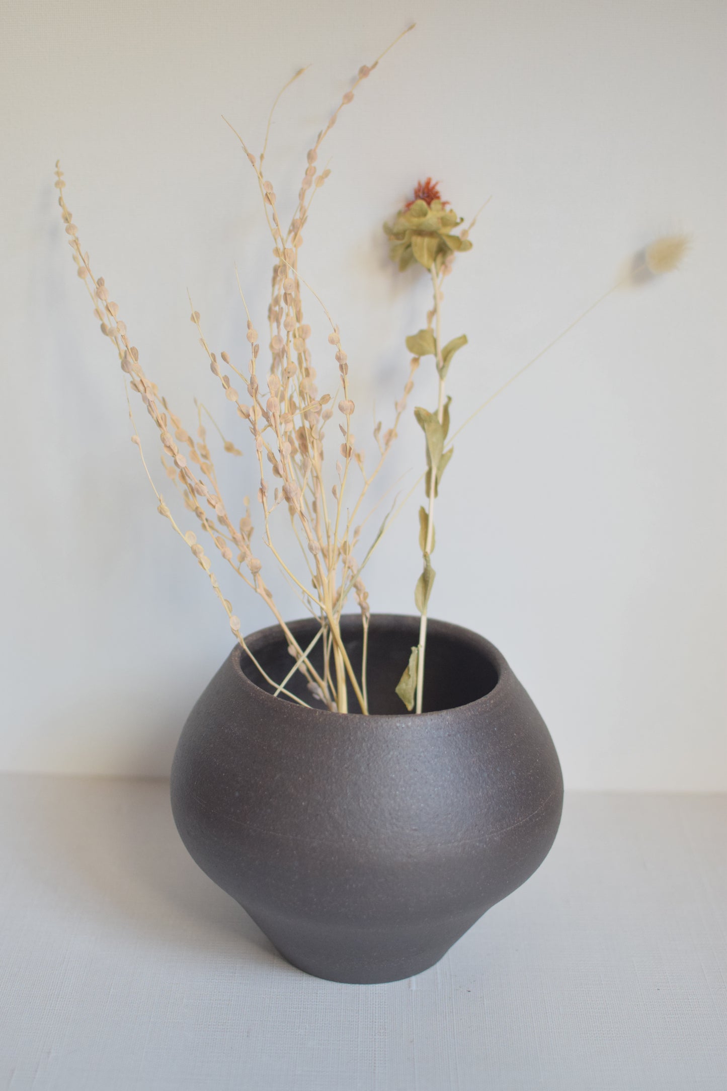 Earthen Noir Vase