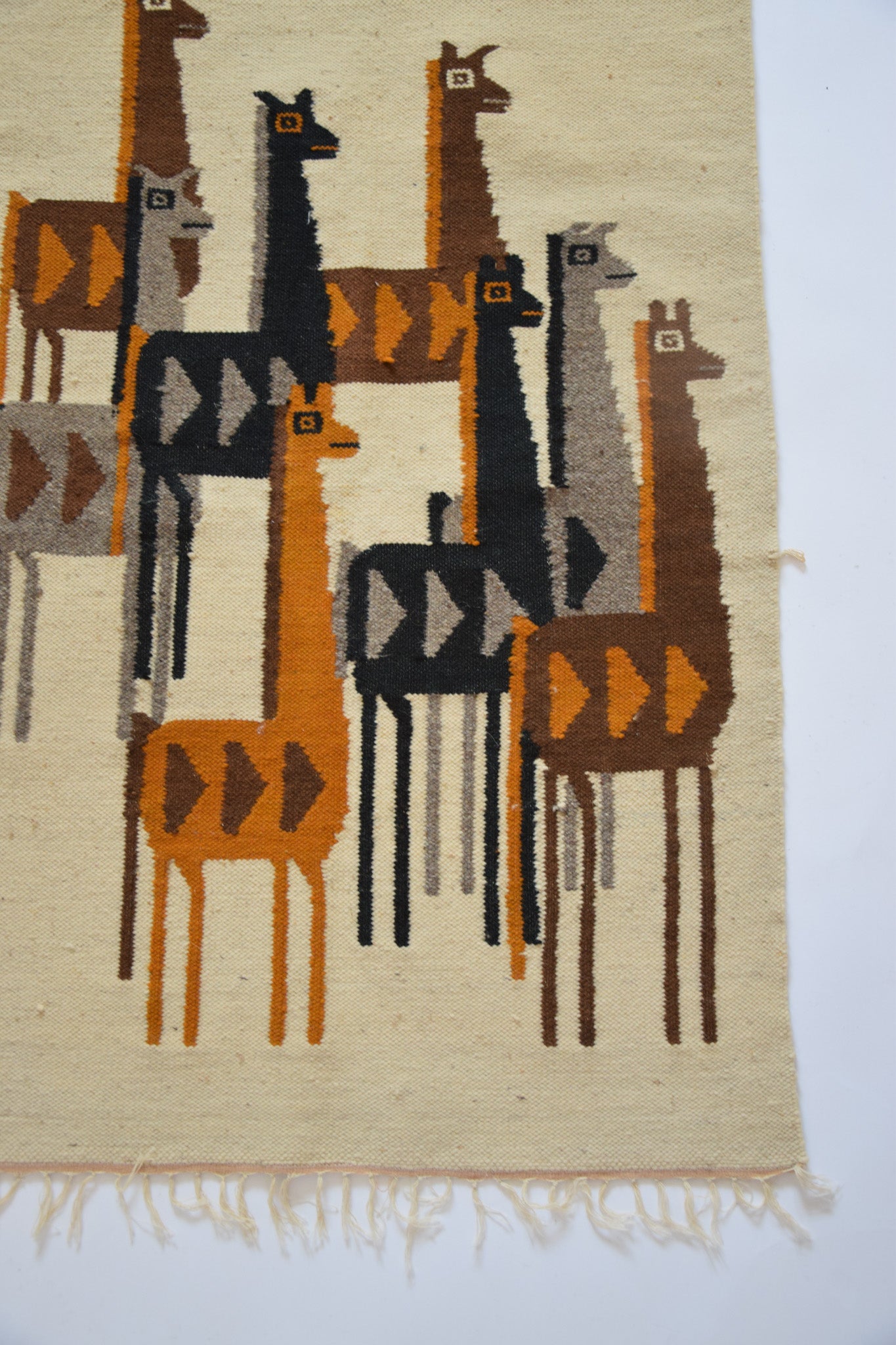 Vintage Lama Rug