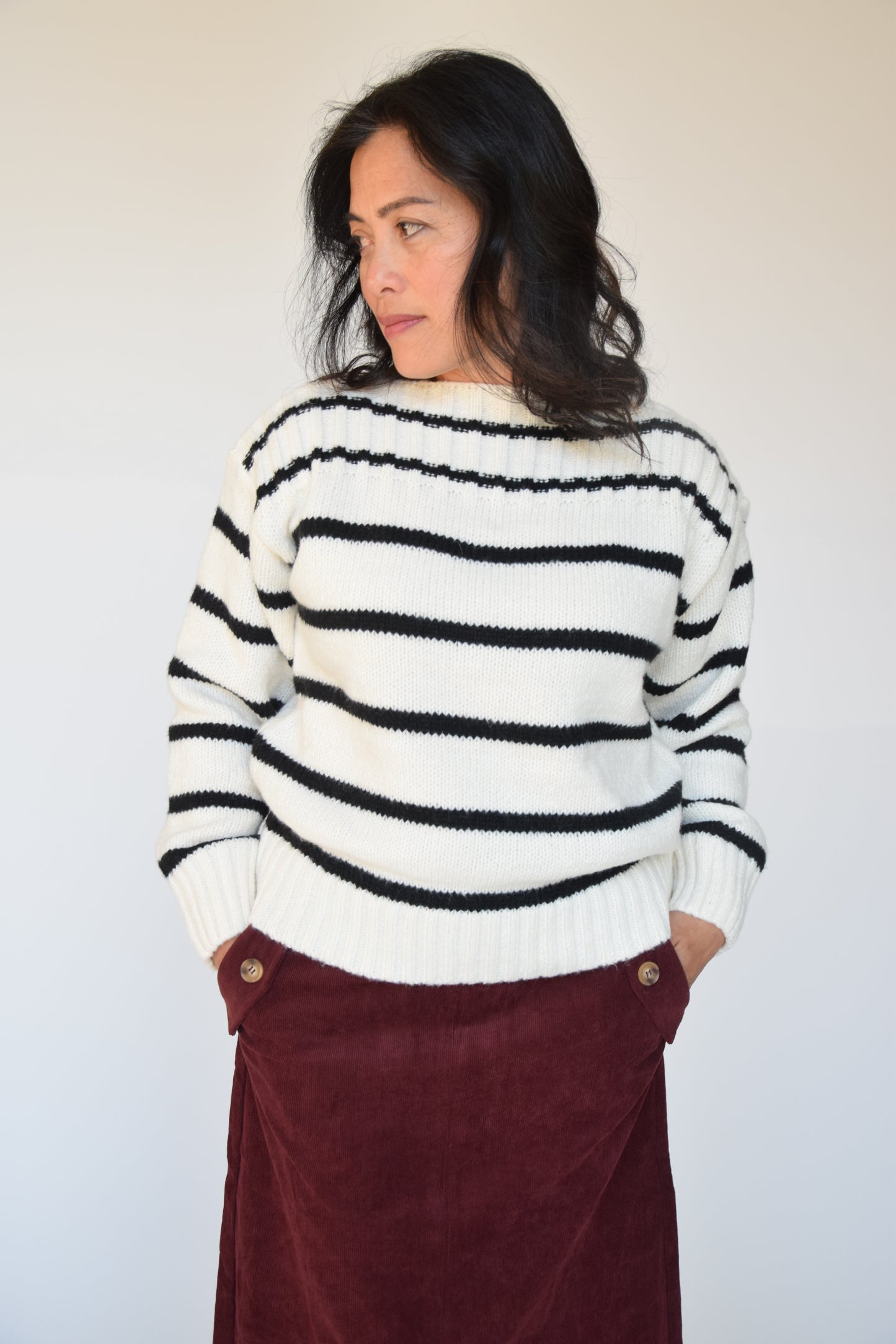 Gable Boat Neck Sweater