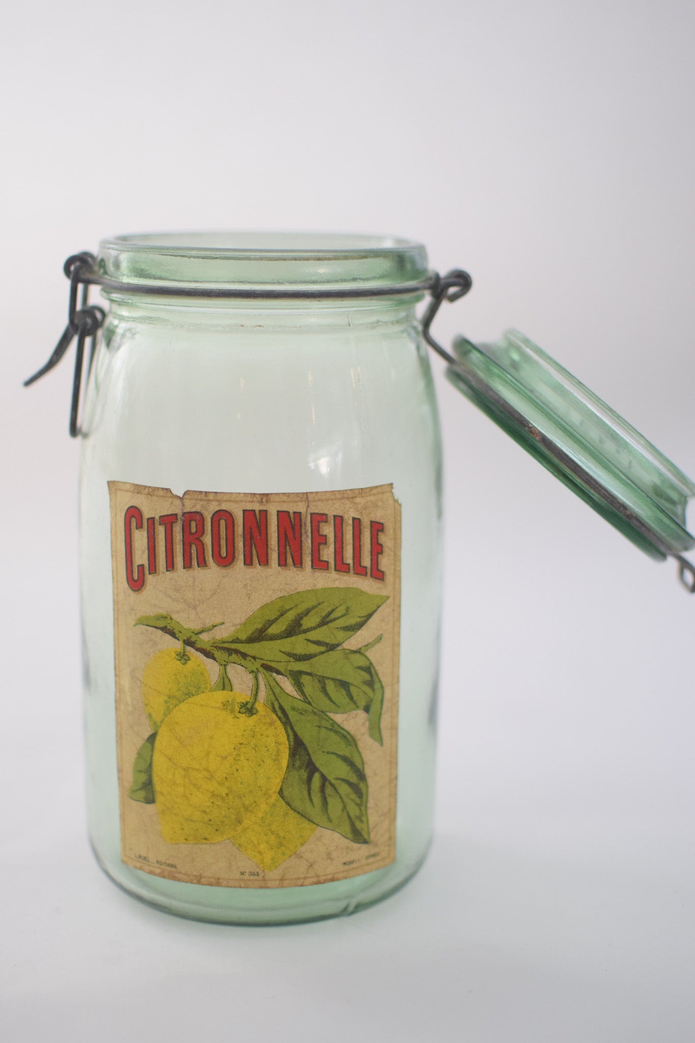French Labeled Canning Jars