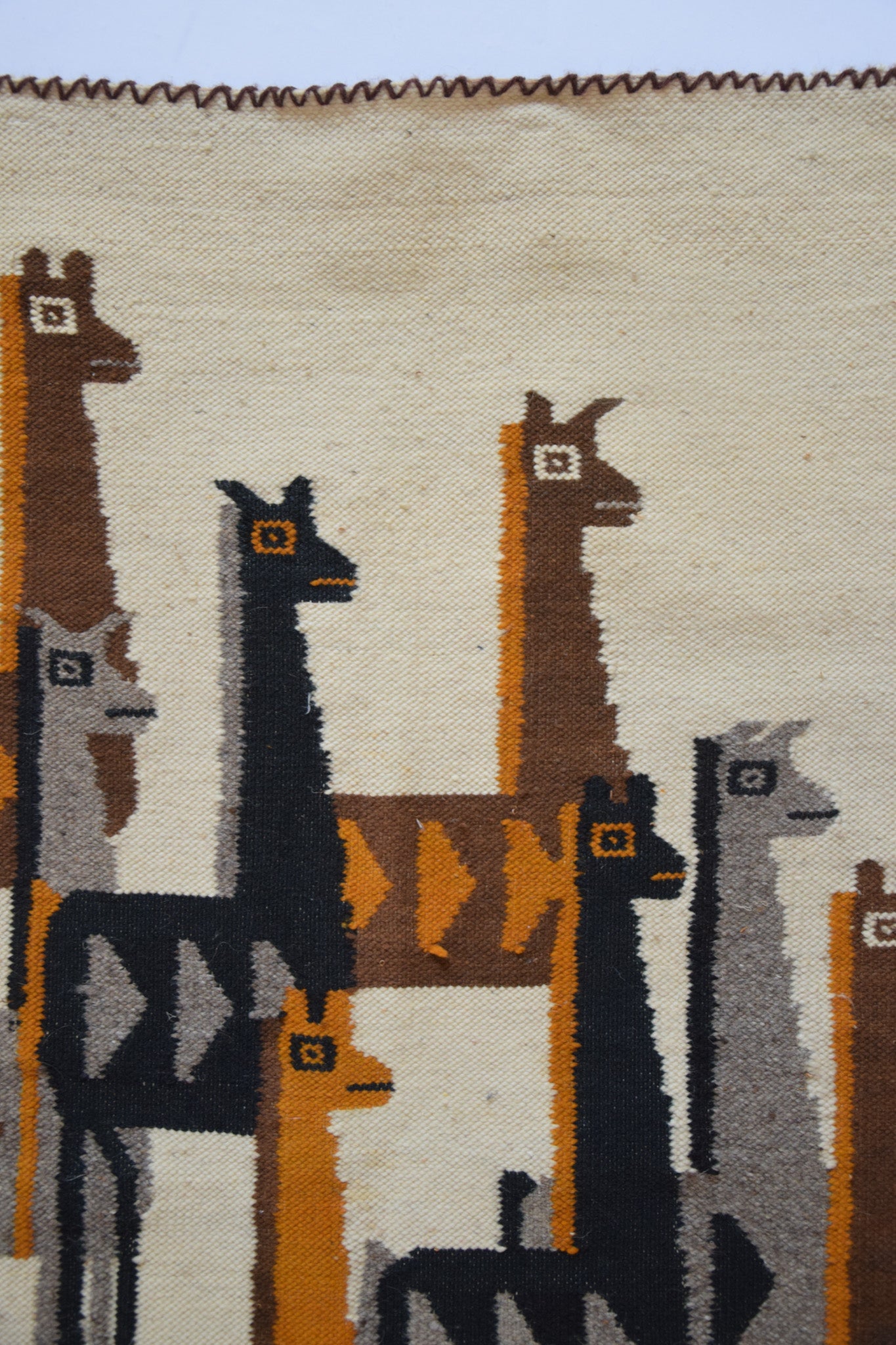 Vintage Lama Rug