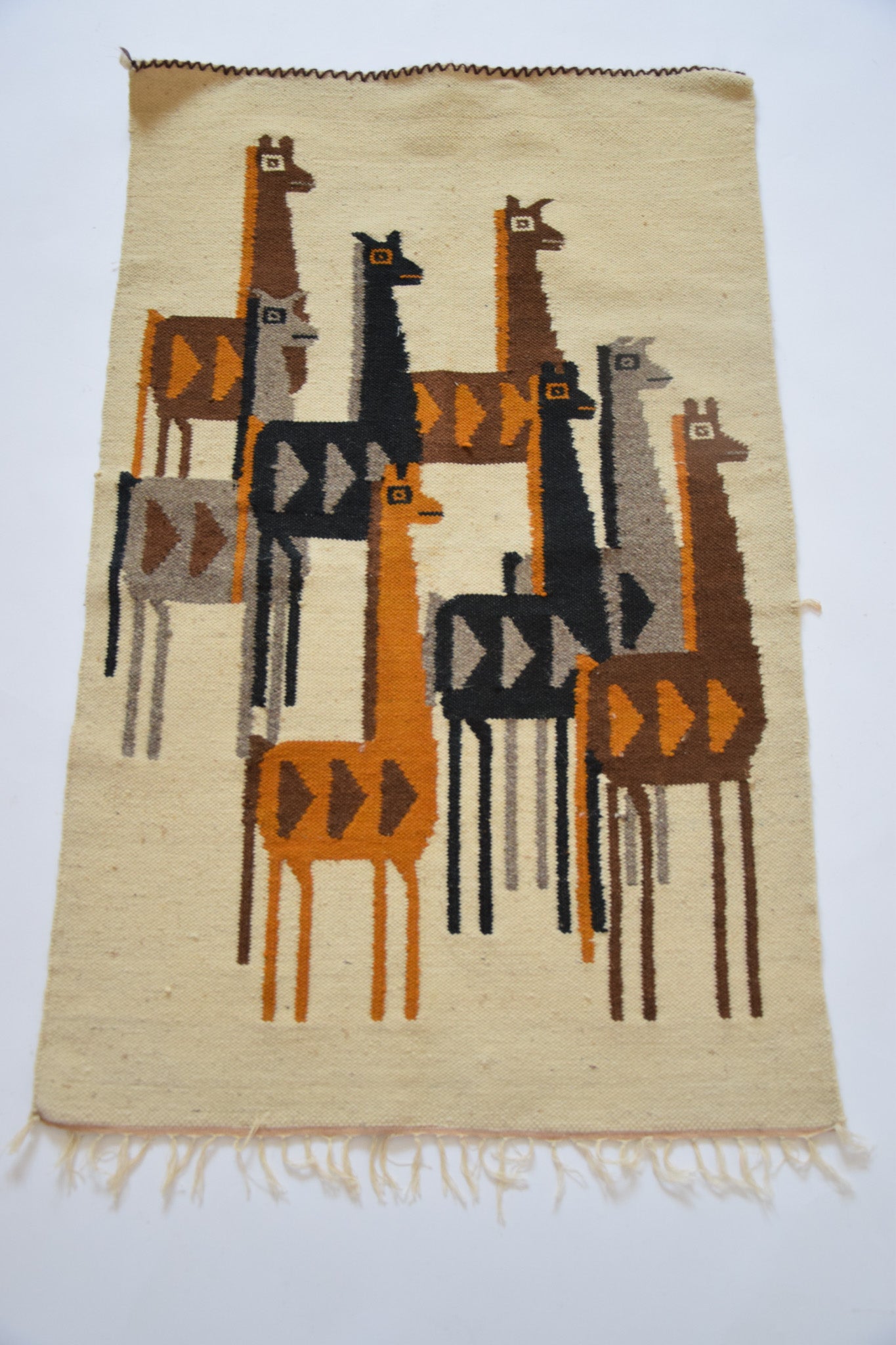 Vintage Lama Rug