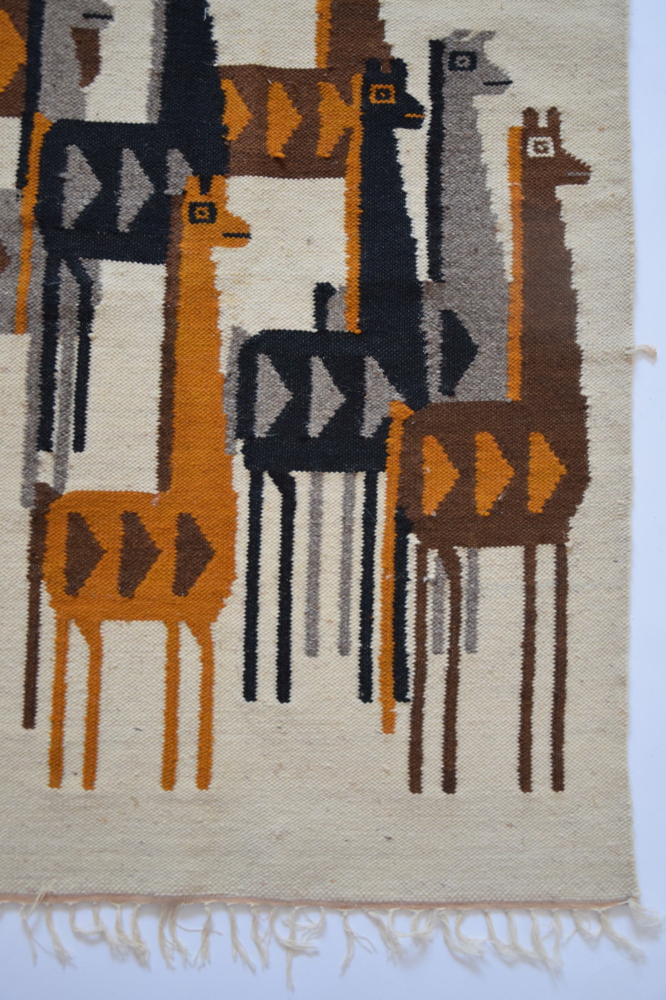 Vintage Lama Rug
