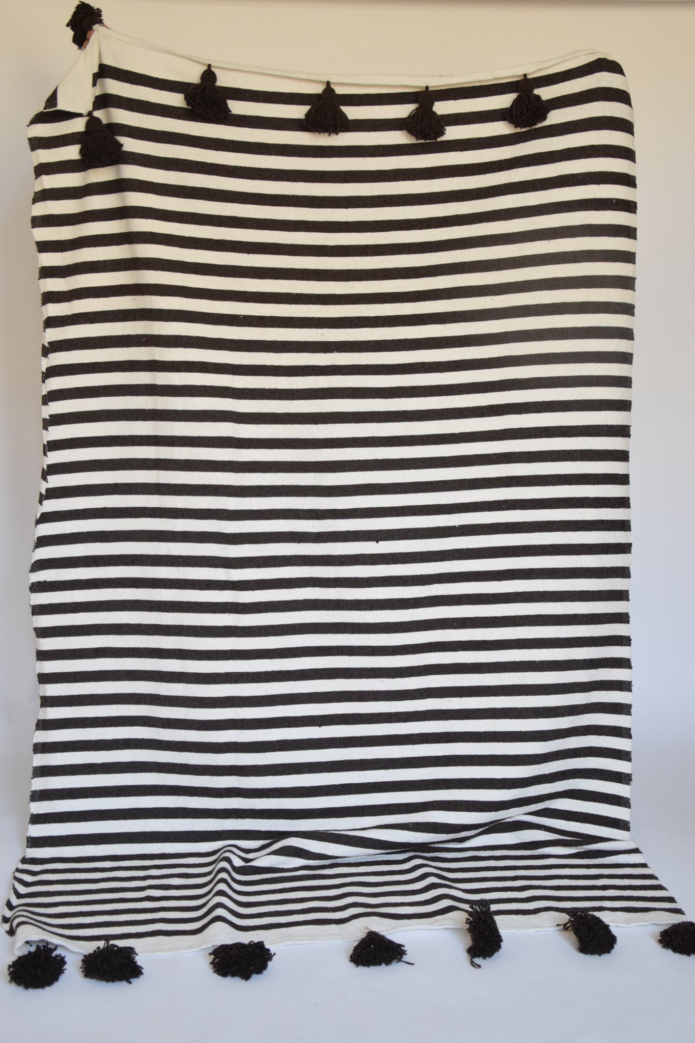 Achraf Moroccan Pom Pom Blanket