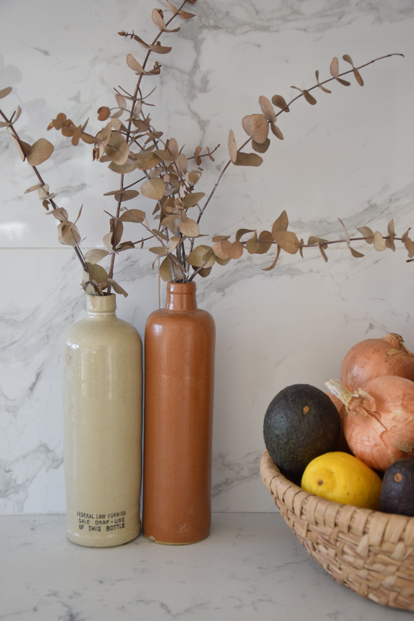 Basile Stoneware Bottles