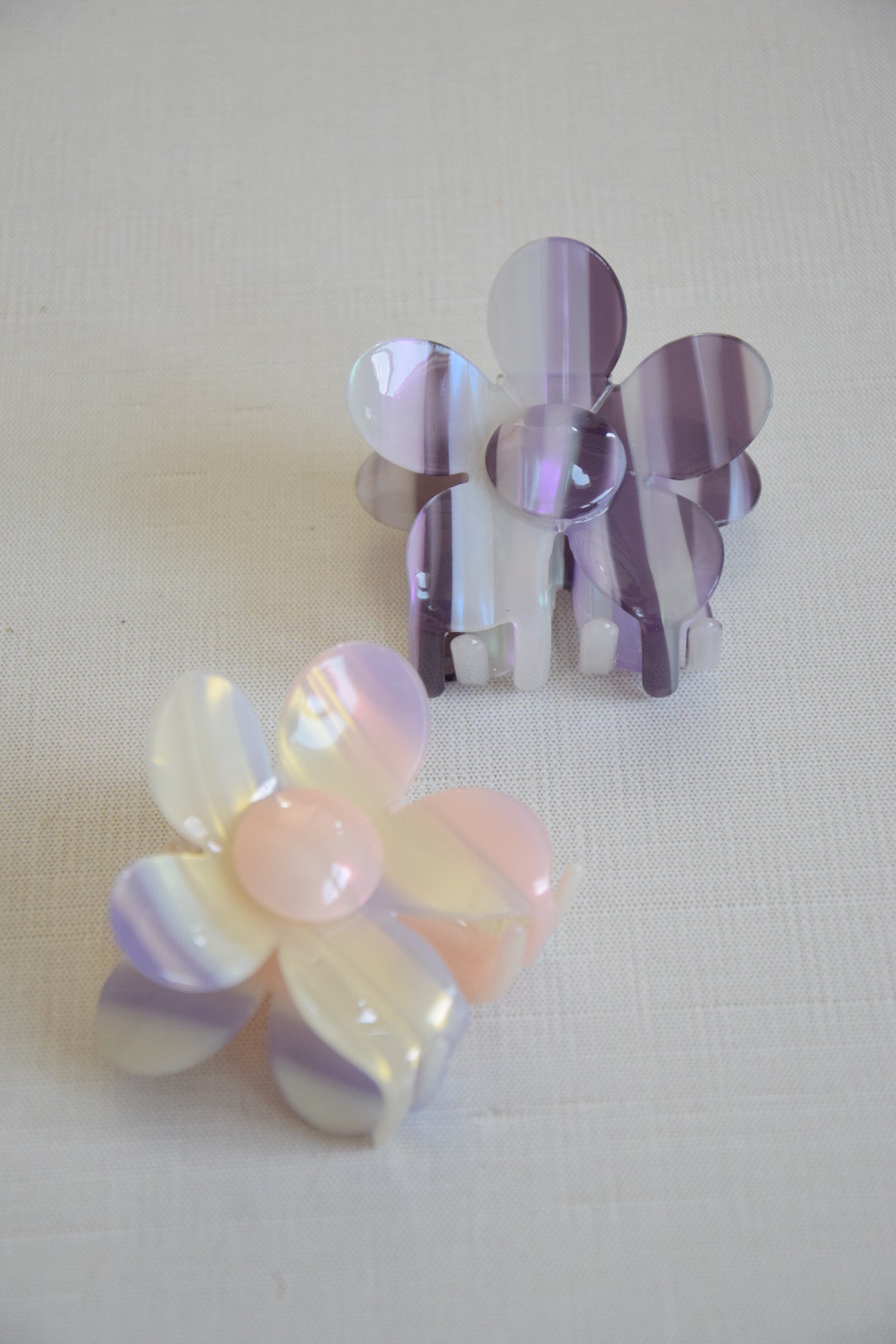 Groovy Hair Claws Purple Velvet
