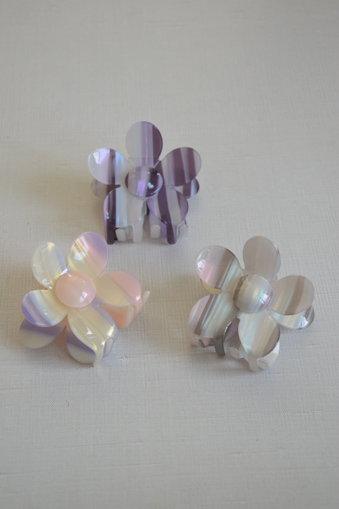 Groovy Hair Claws Purple Velvet