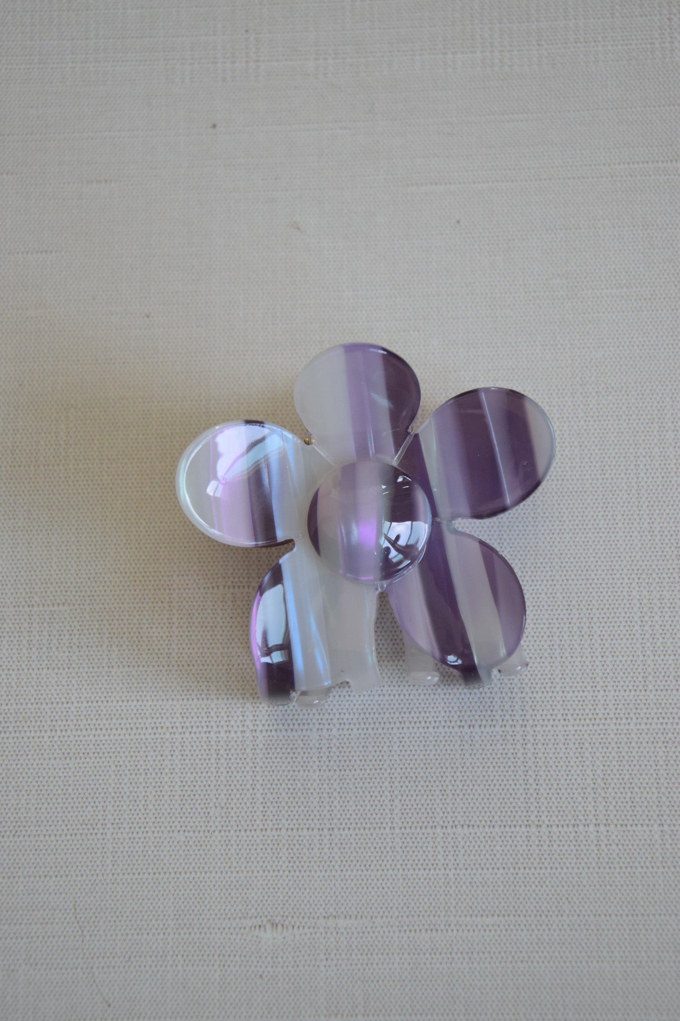 Groovy Hair Claws Purple Velvet
