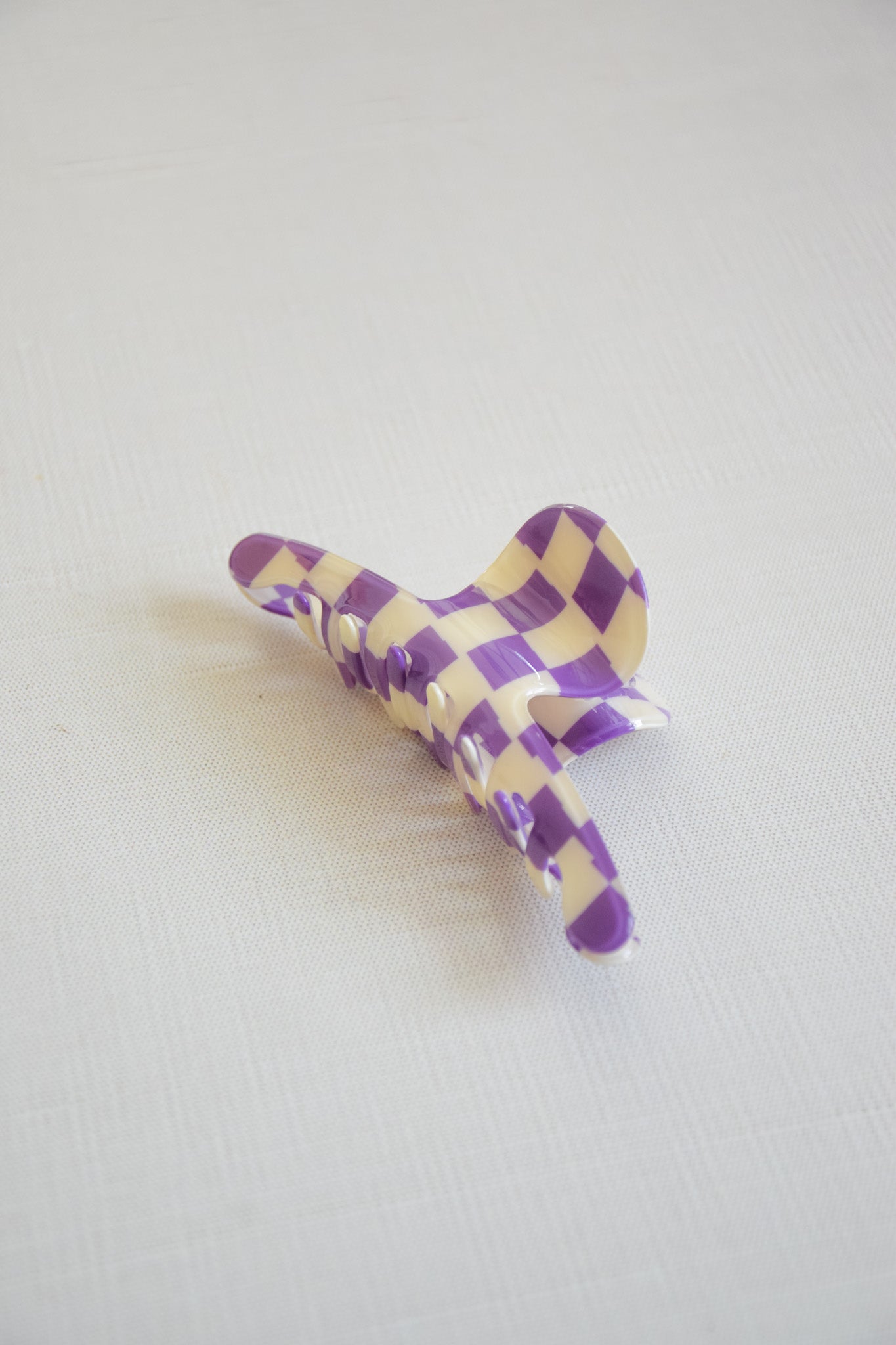 Checkers Claw Clips Purple