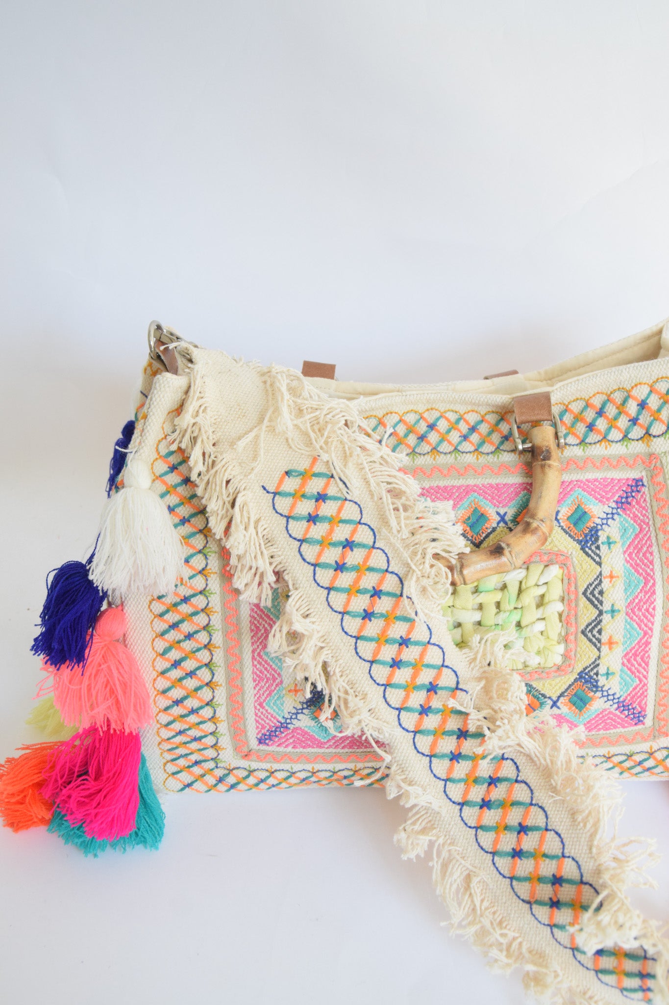 Nevaeh Embellished Bag With Strap