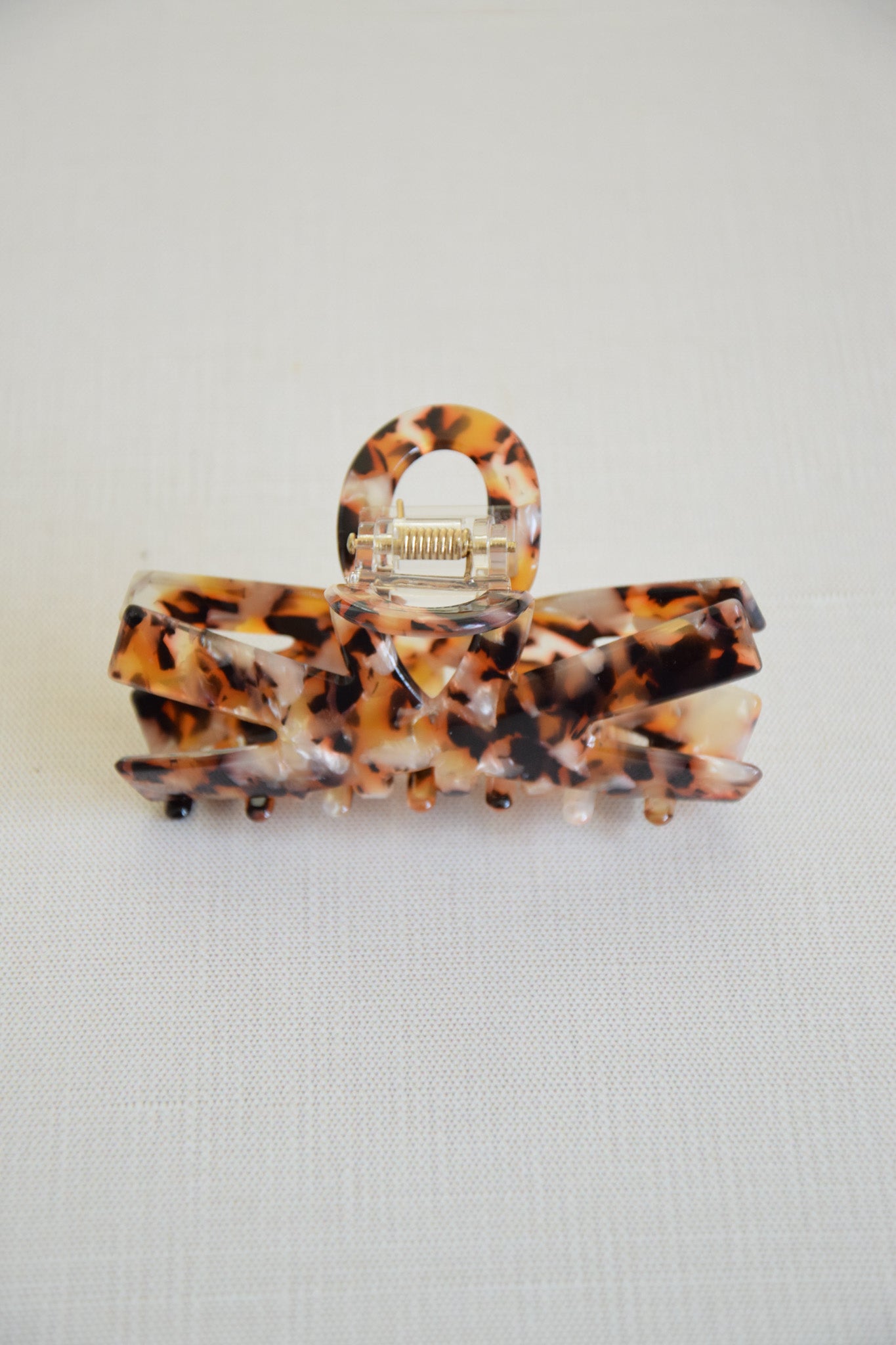 Charlotte Hair Claw Clips Leopard Print