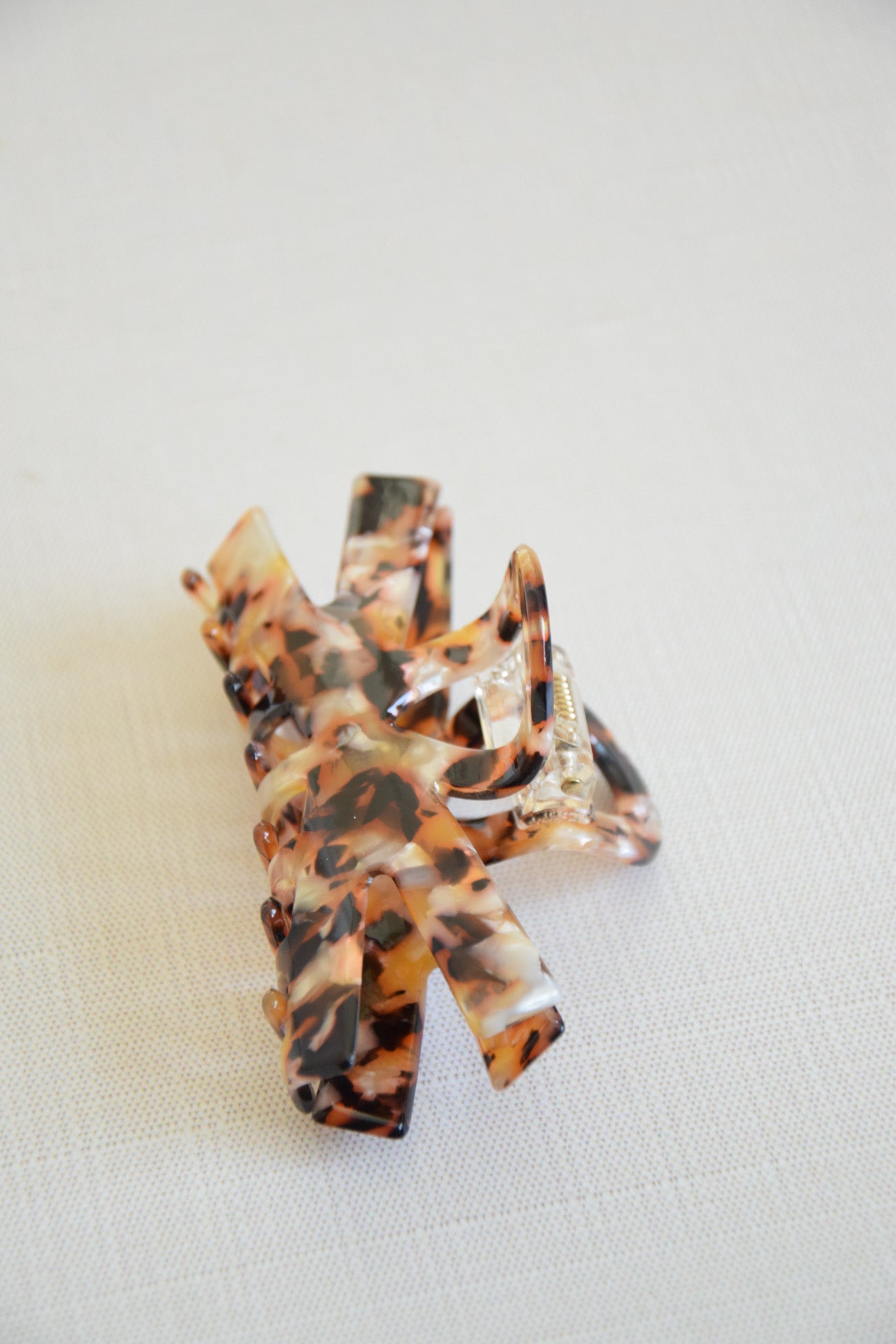 Charlotte Hair Claw Clips Leopard Print