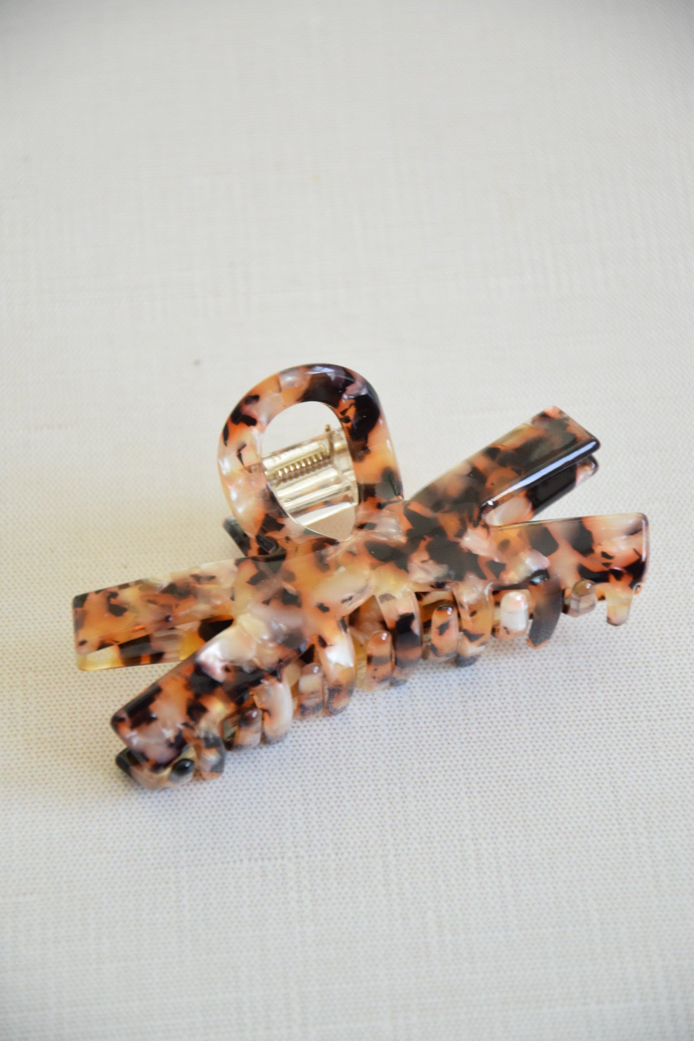 Charlotte Hair Claw Clips Leopard Print