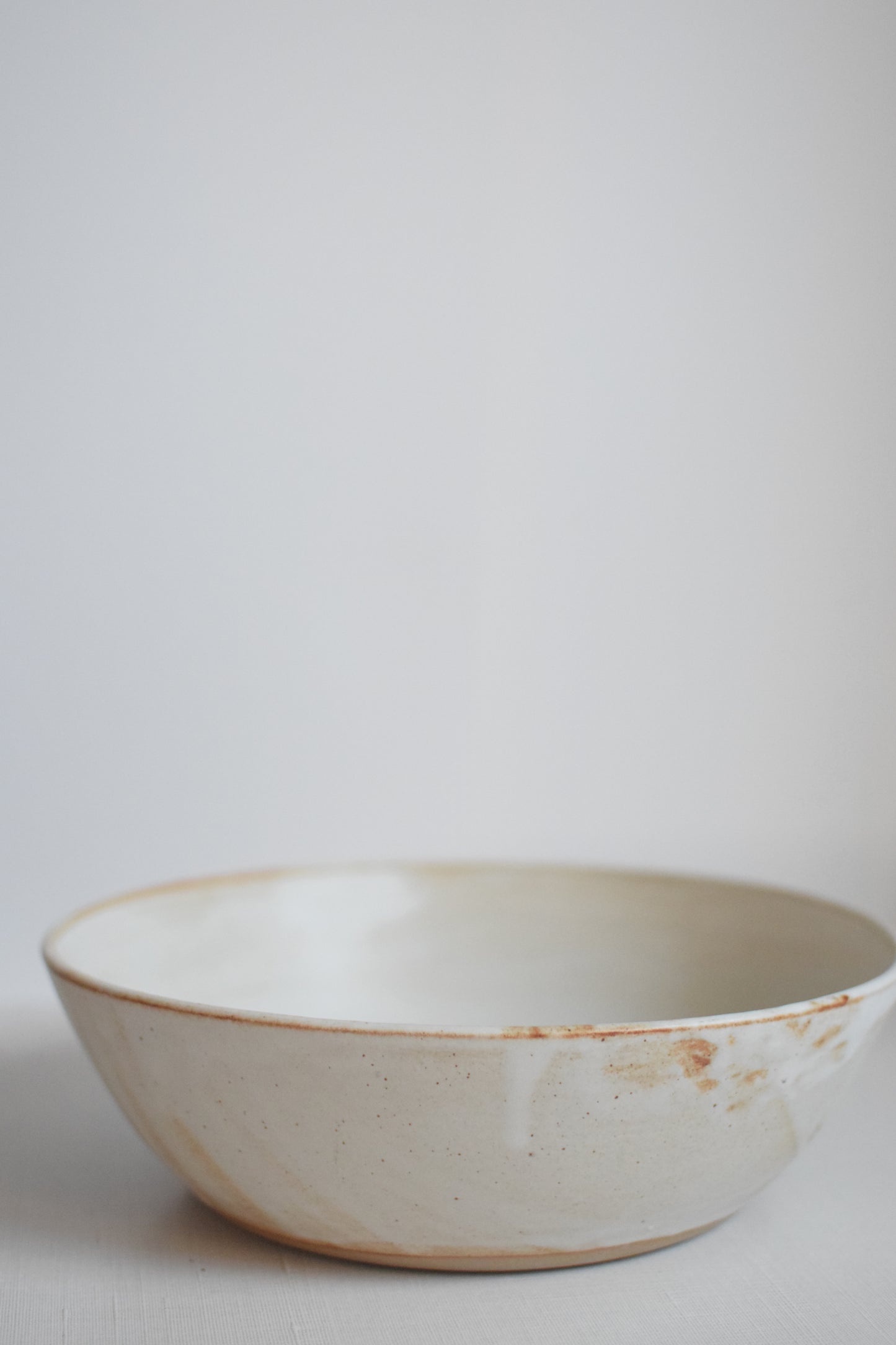 Seafoam White Bowl