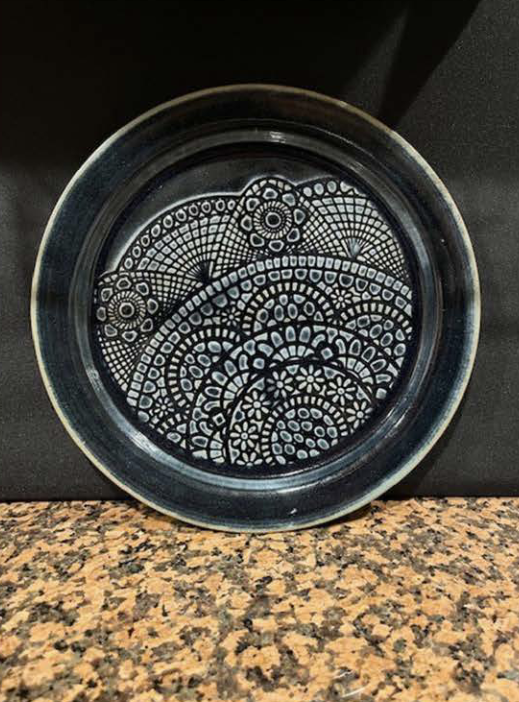 Midnight Lace Plate