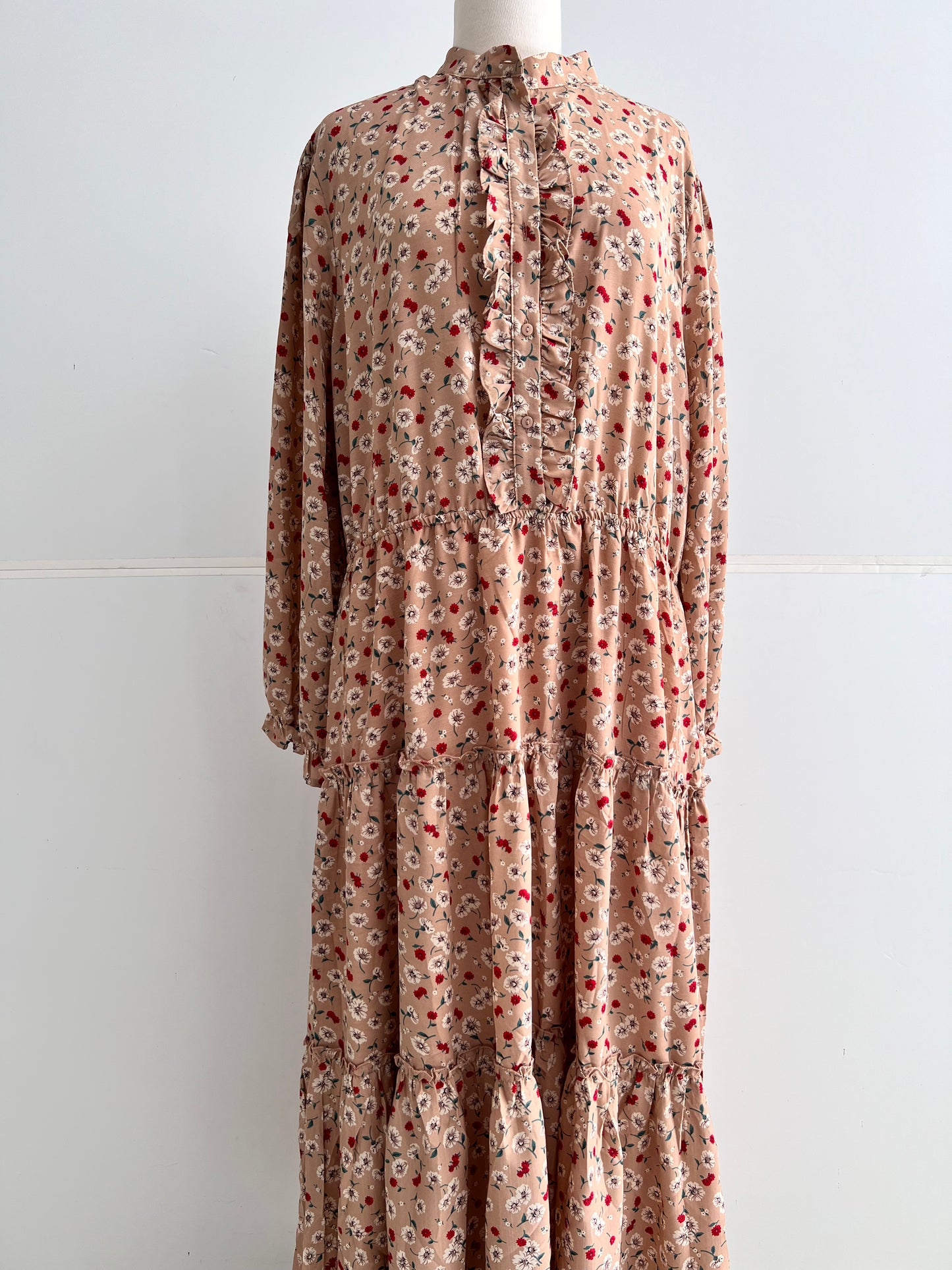 Bernadette Floral Long-Sleeve Maxi Extended