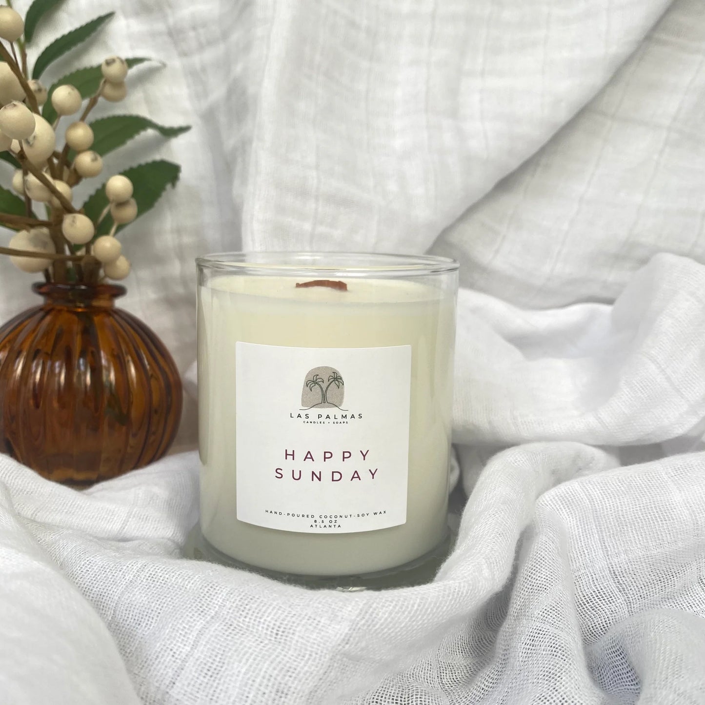 Happy Sunday Candle