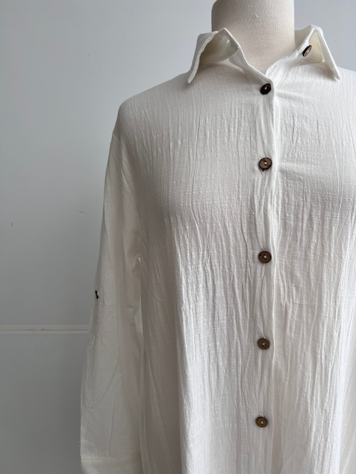 Chesney Woven Button Down Maxi Dress
