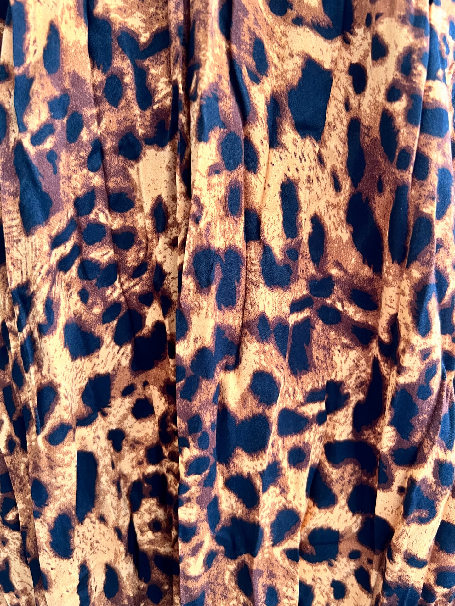 Leopard Crinkle Cami Dress