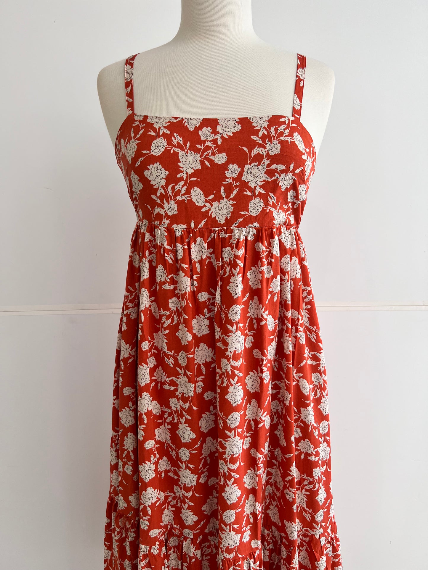 Adina Floral Smocking Back Maxi