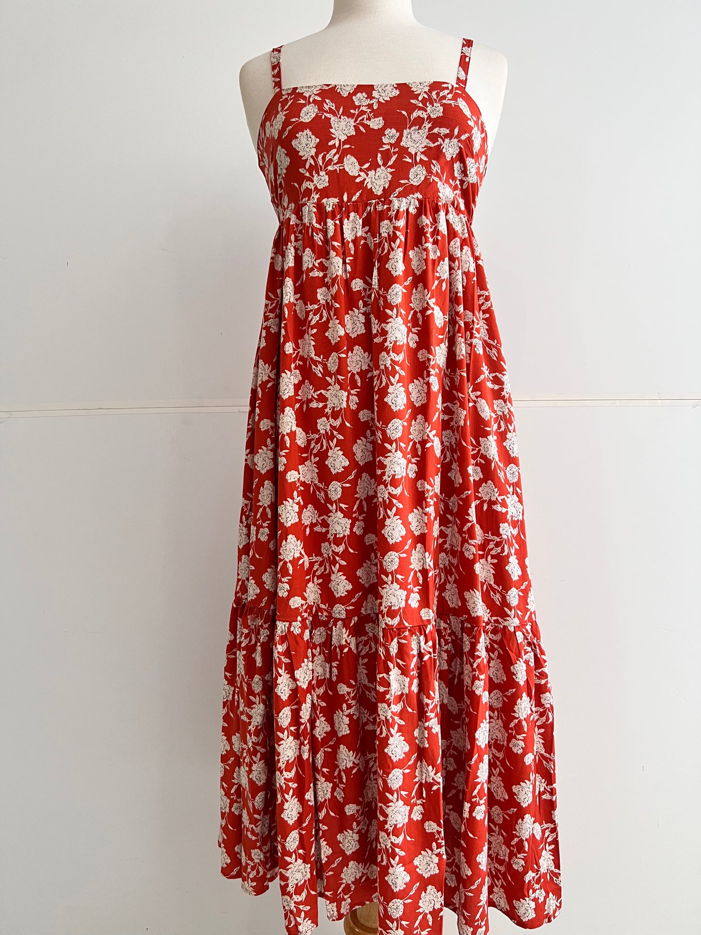 Adina Floral Smocking Back Maxi