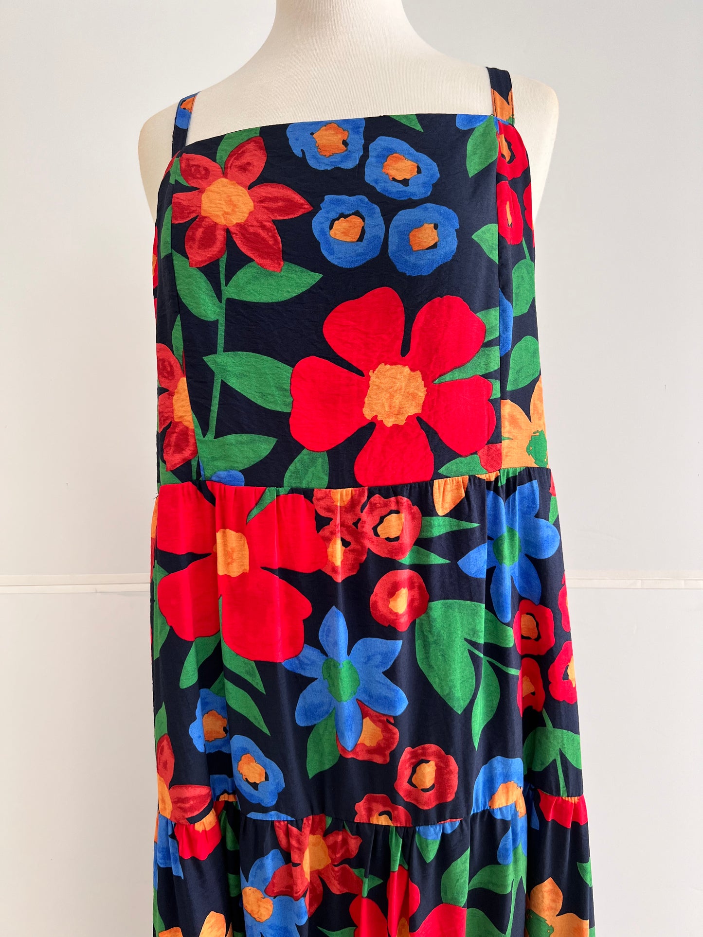 Blossom Strappy Tiered Maxi Dress Extended