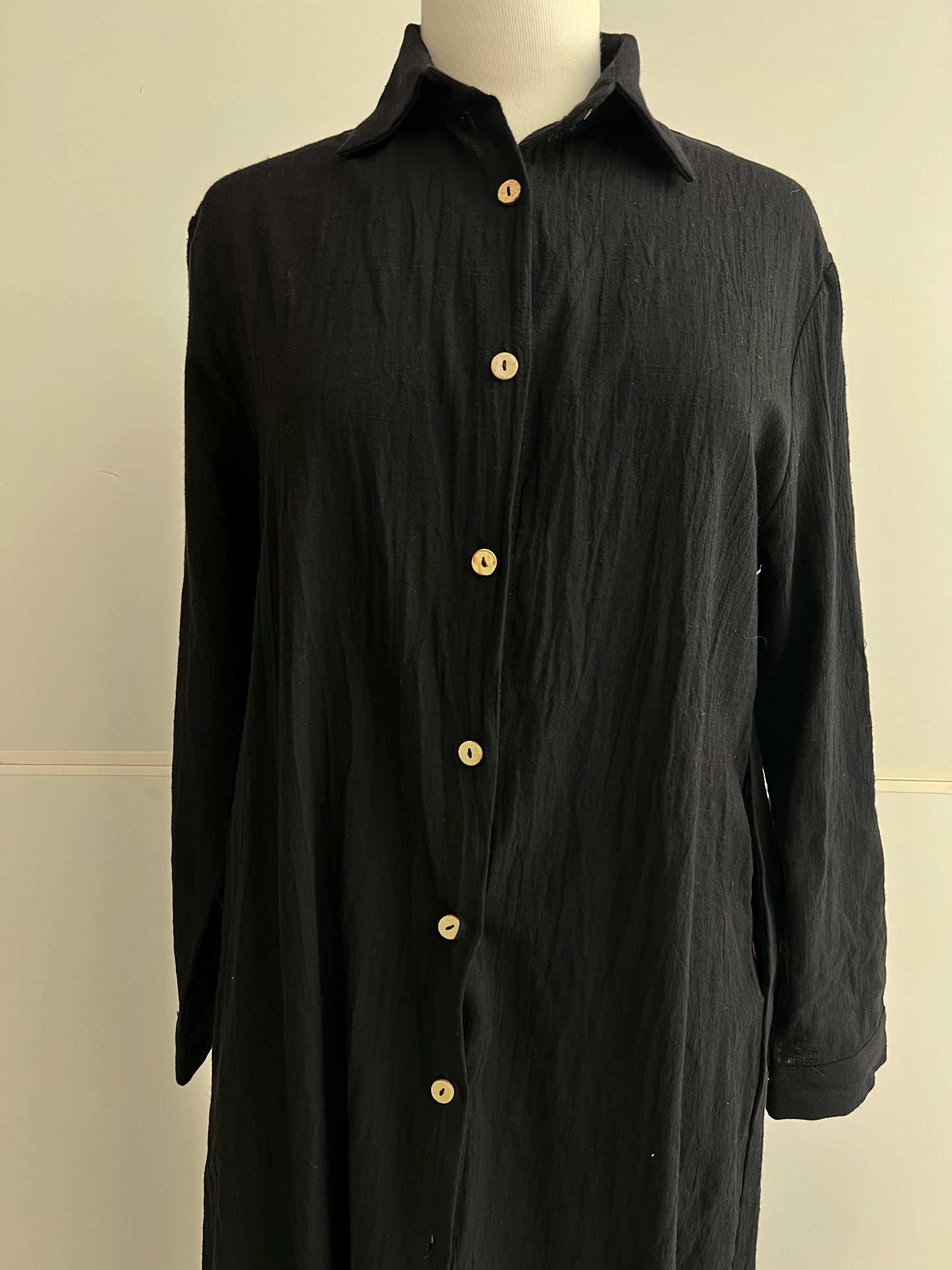 Chesney Woven Button Down Maxi Dress