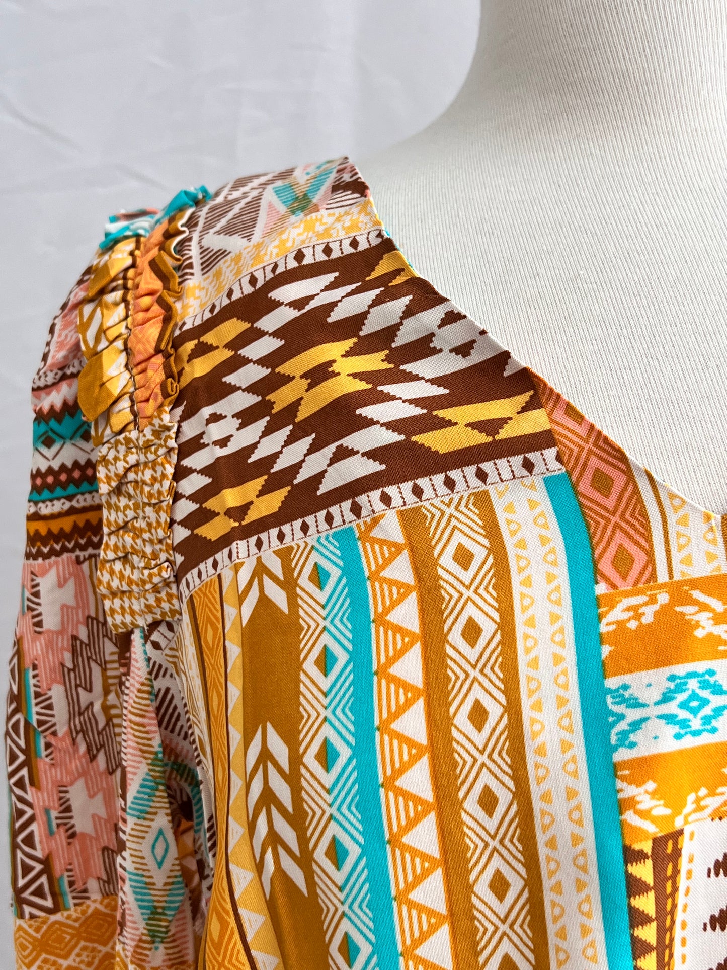 Cyrus Aztec Style Blouse