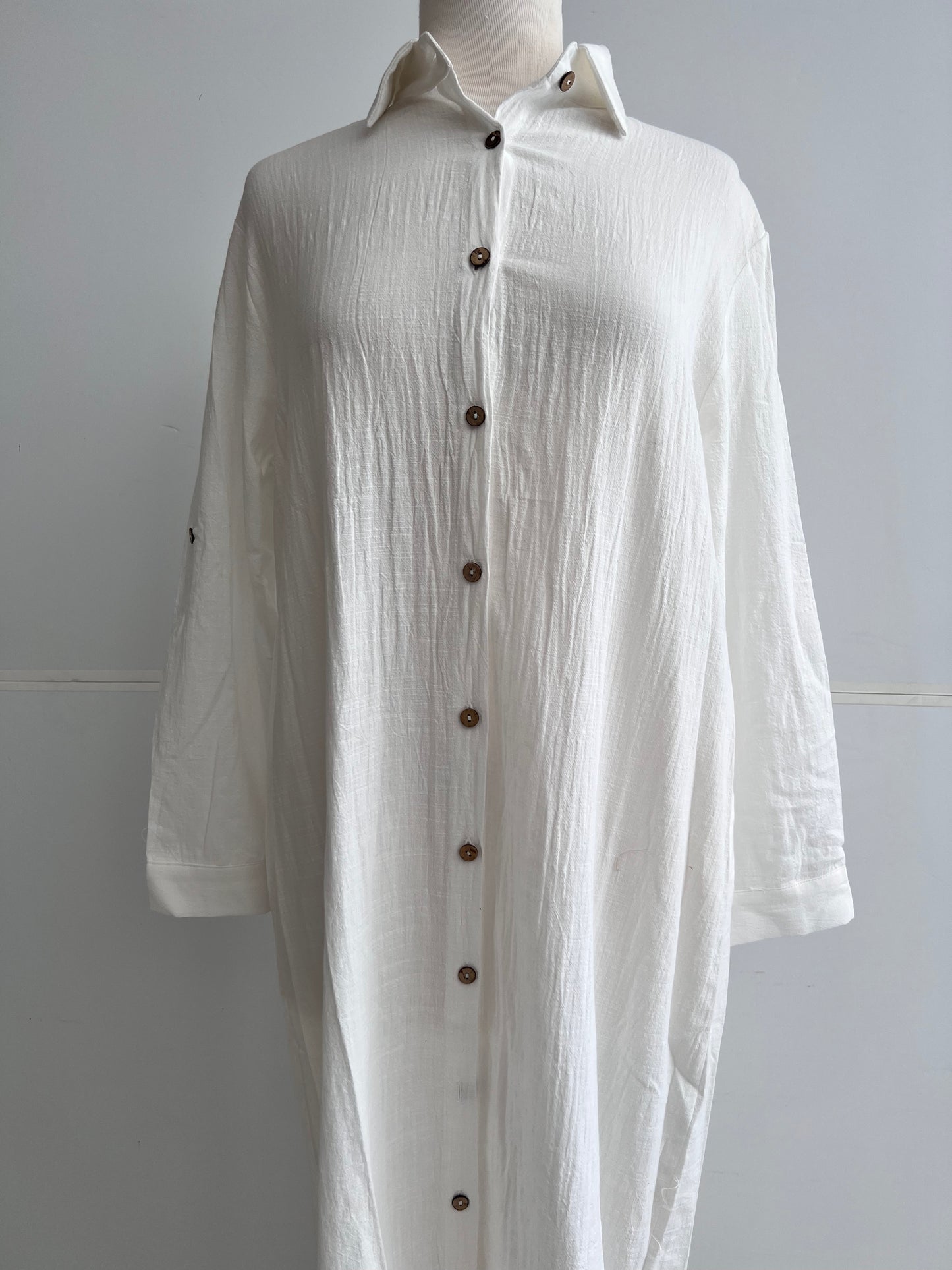Chesney Woven Button Down Maxi Dress