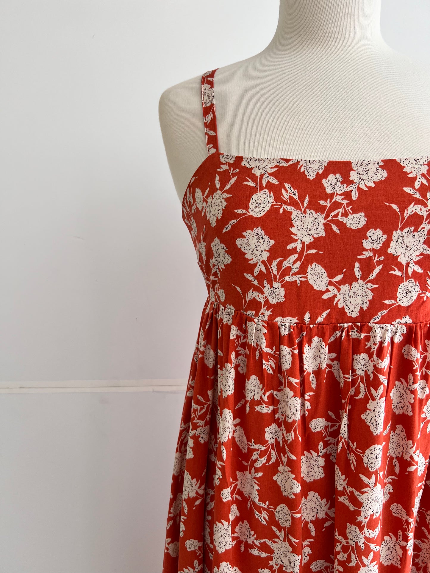 Adina Floral Smocking Back Maxi