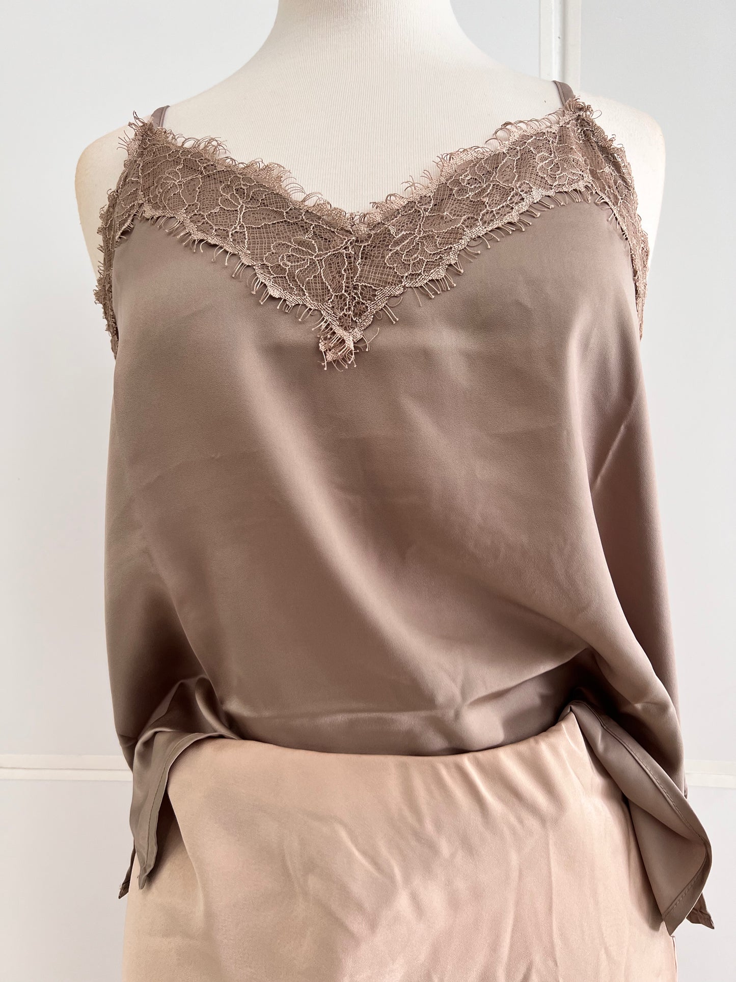 Jaylene Lace Trim Cami