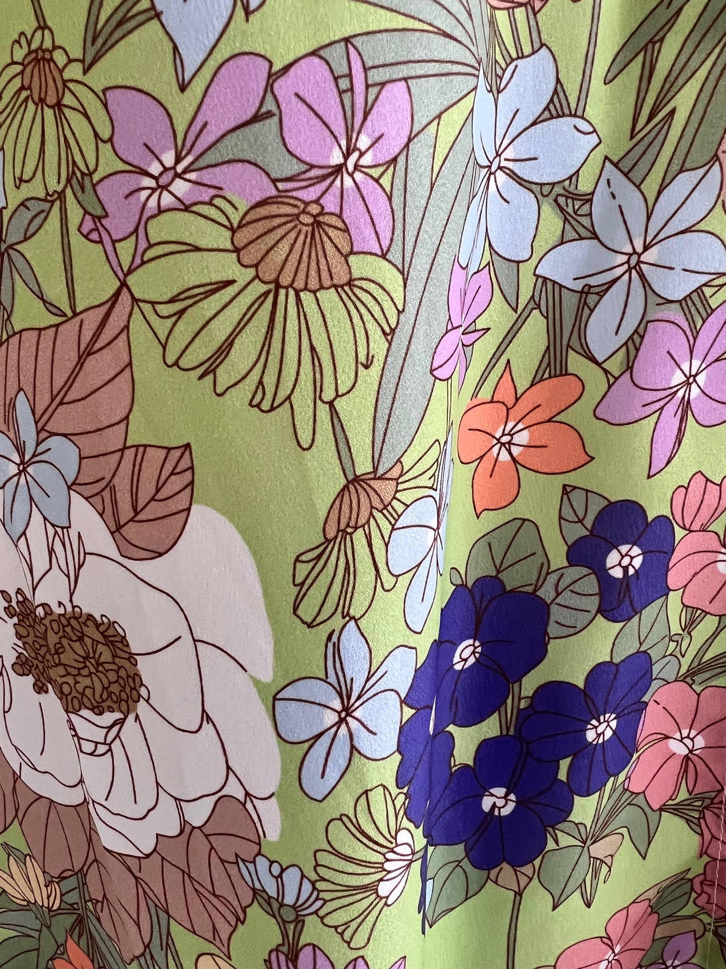 Groovy Button-Down Maxi Dress