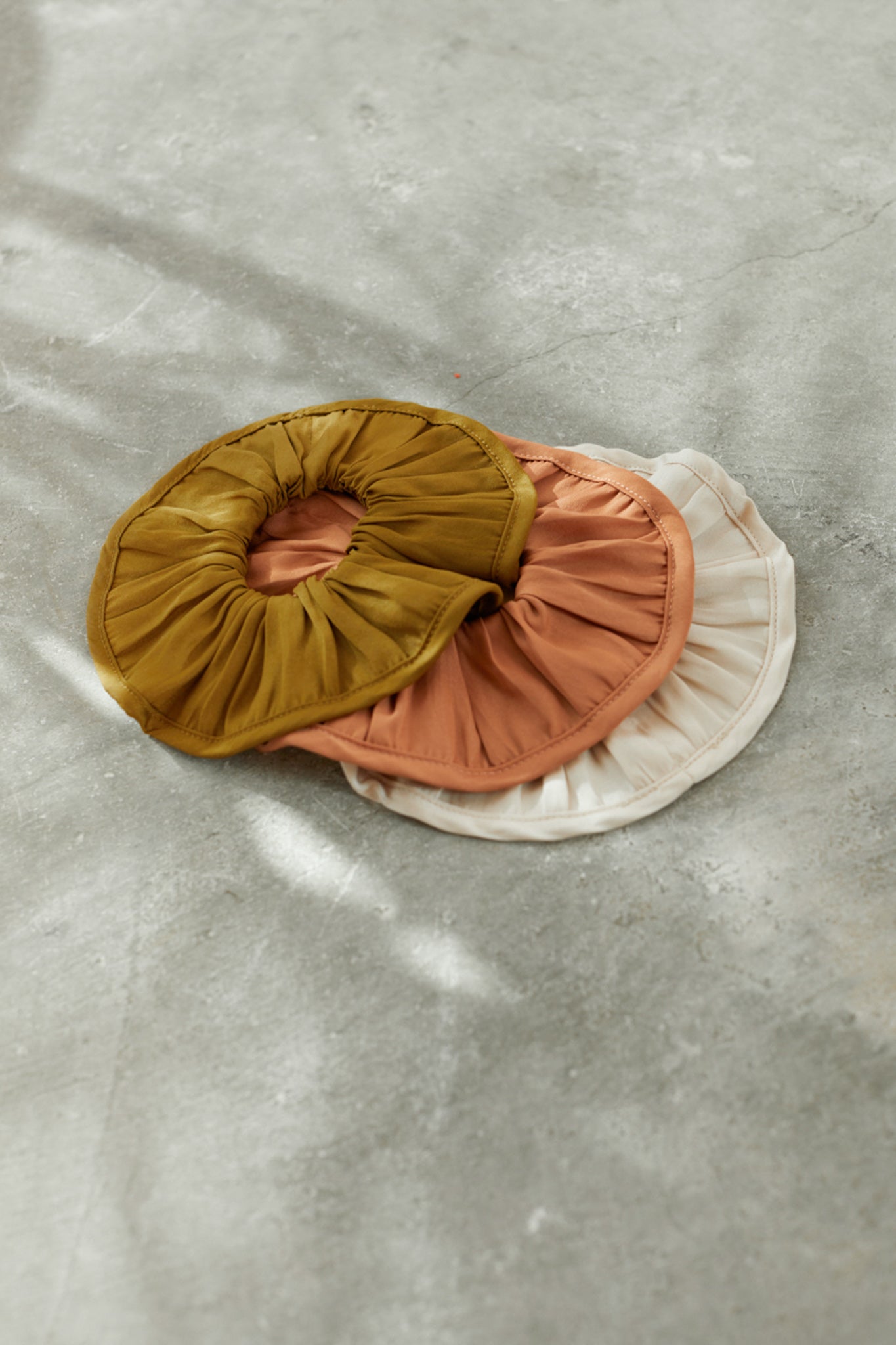 Wide Satin Scrunchies