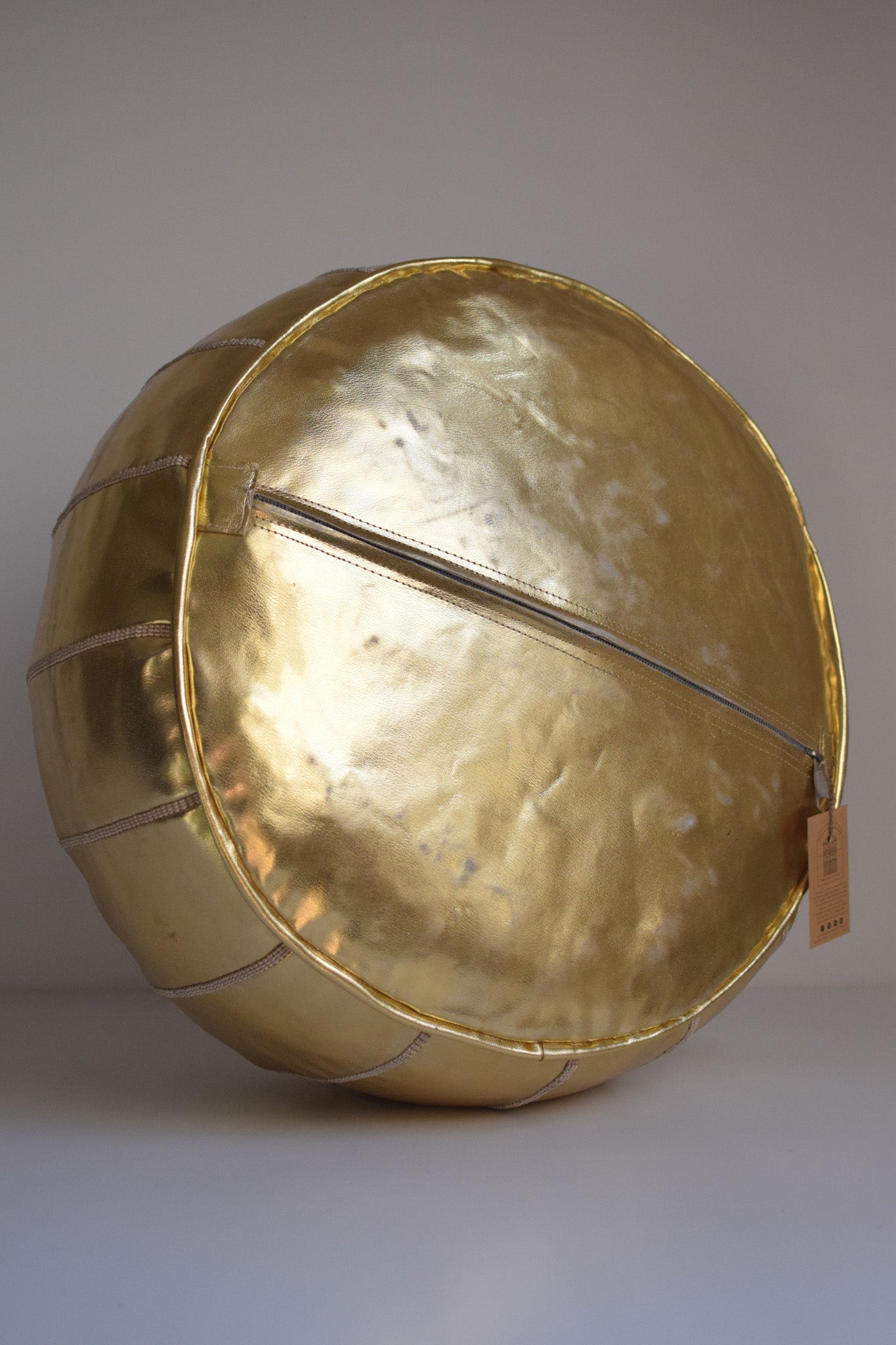 Ardis Gold Moroccan Floor Pouf