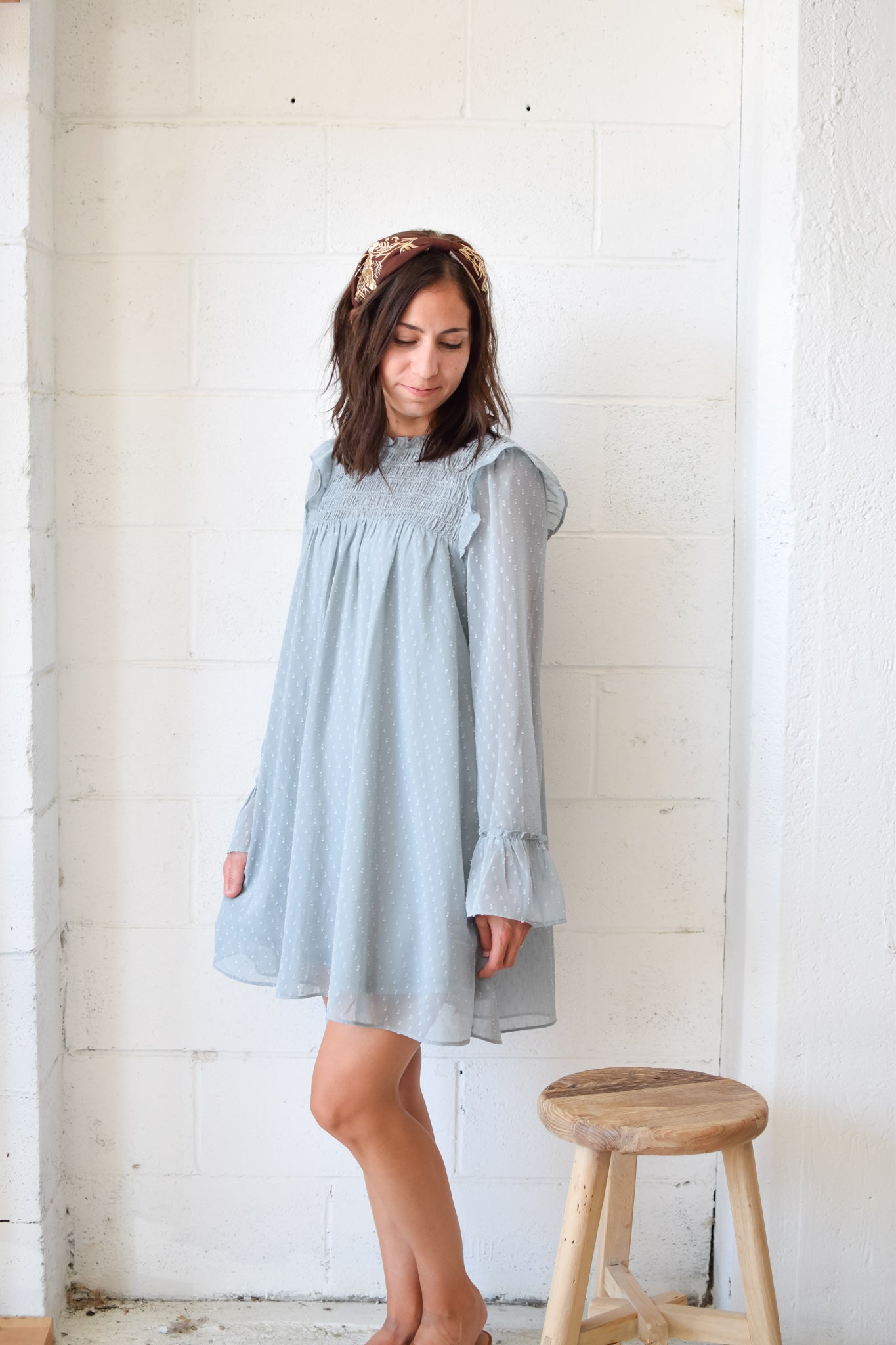 Foil Dotted Babydoll