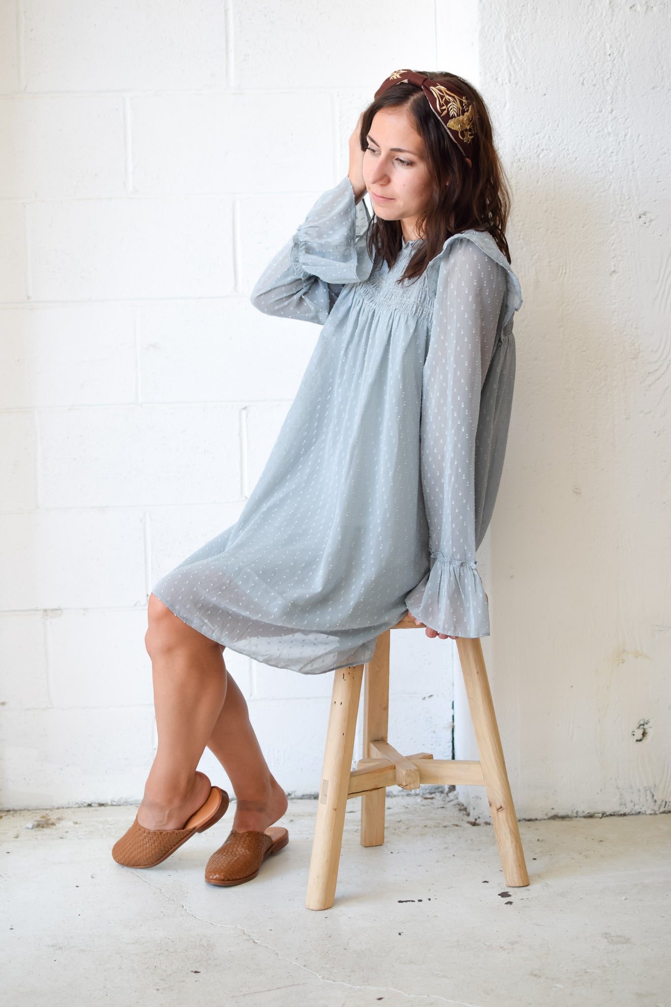 Foil Dotted Babydoll