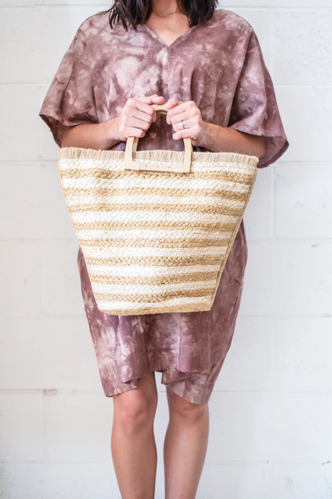 Fanny Natural Jute Handbag