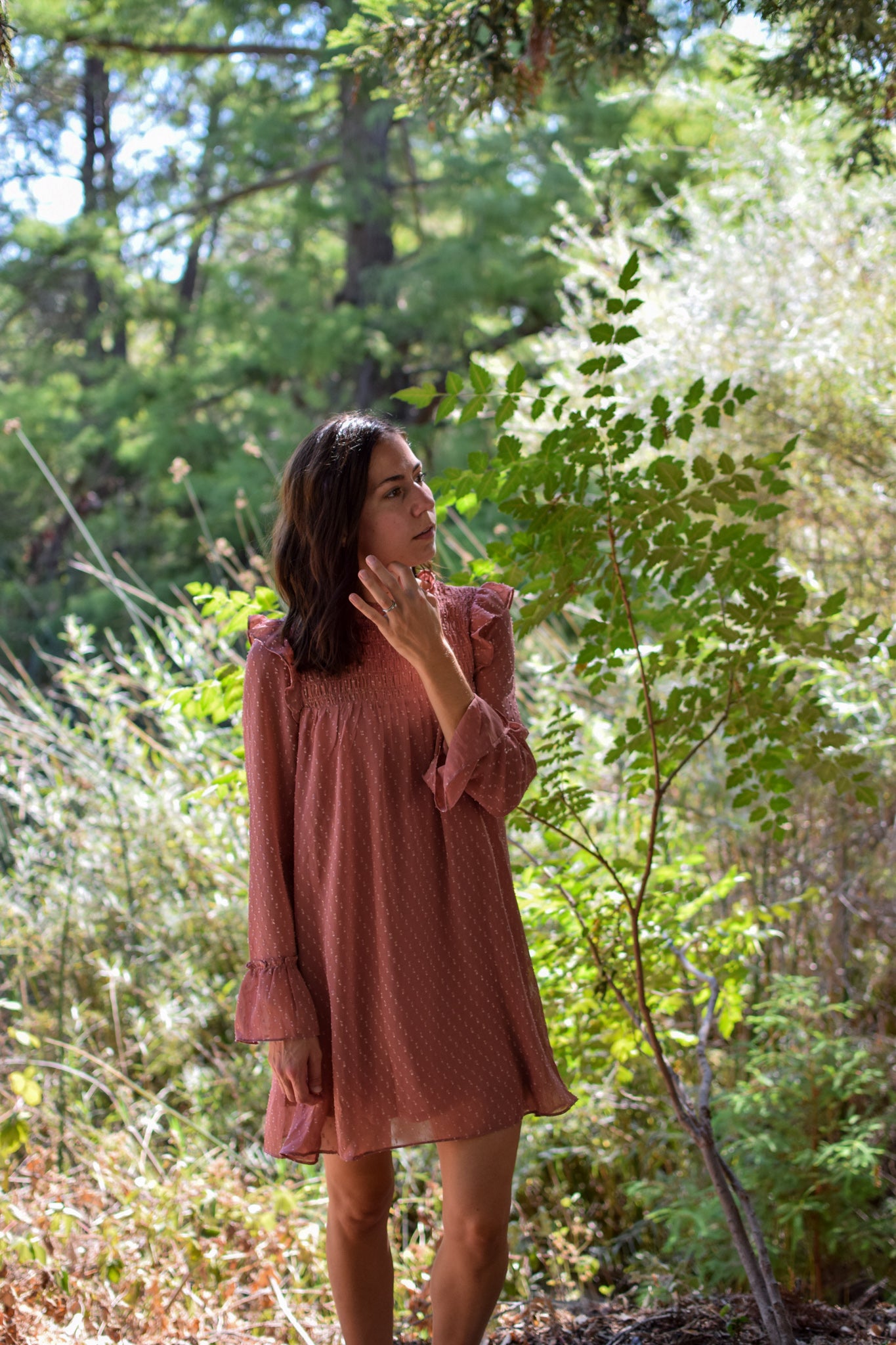 Foil Dotted Babydoll