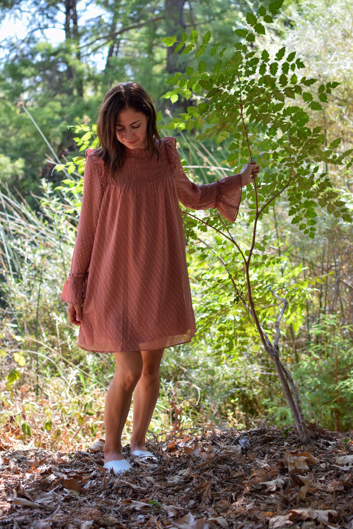 Foil Dotted Babydoll