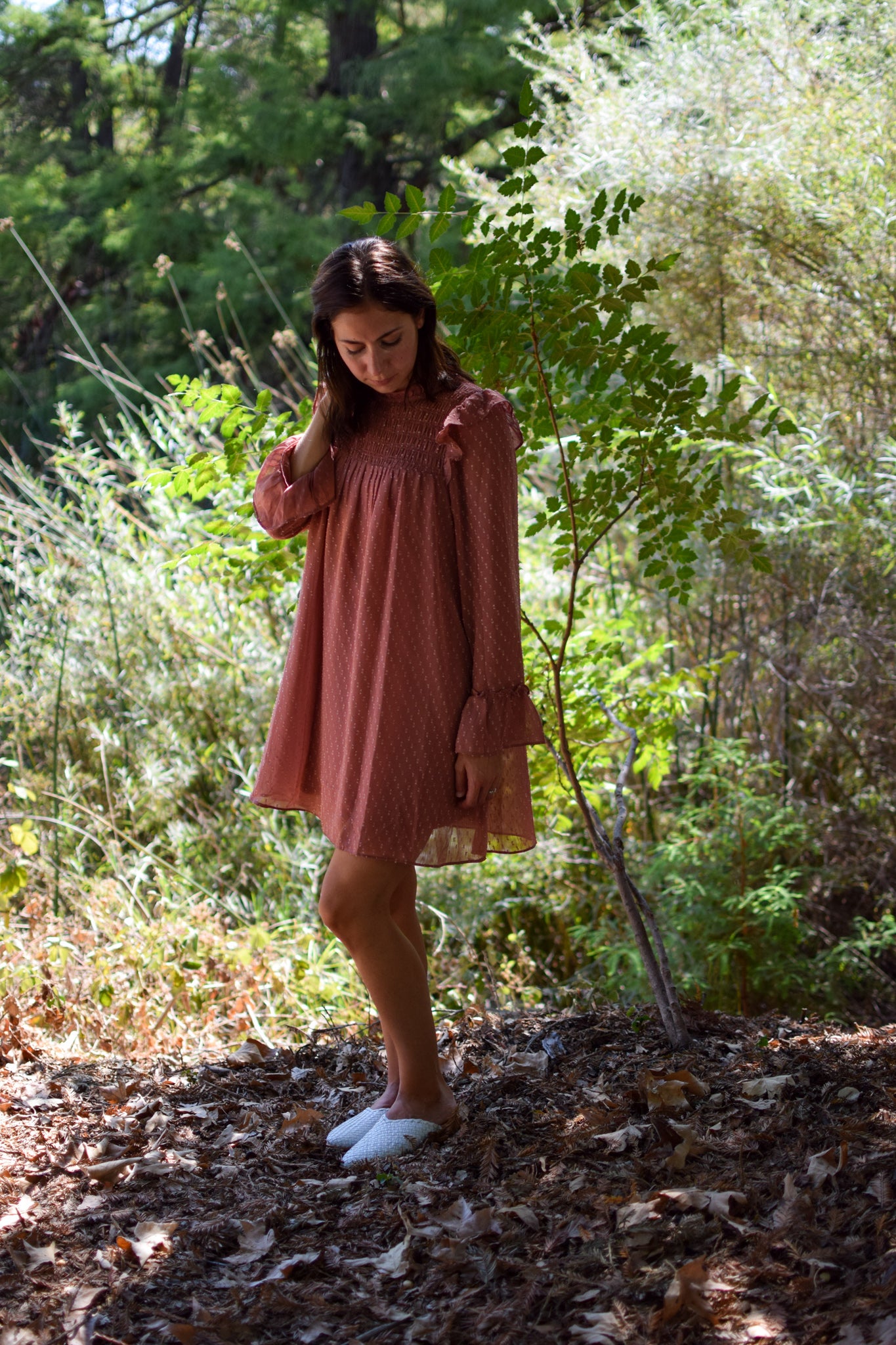 Foil Dotted Babydoll