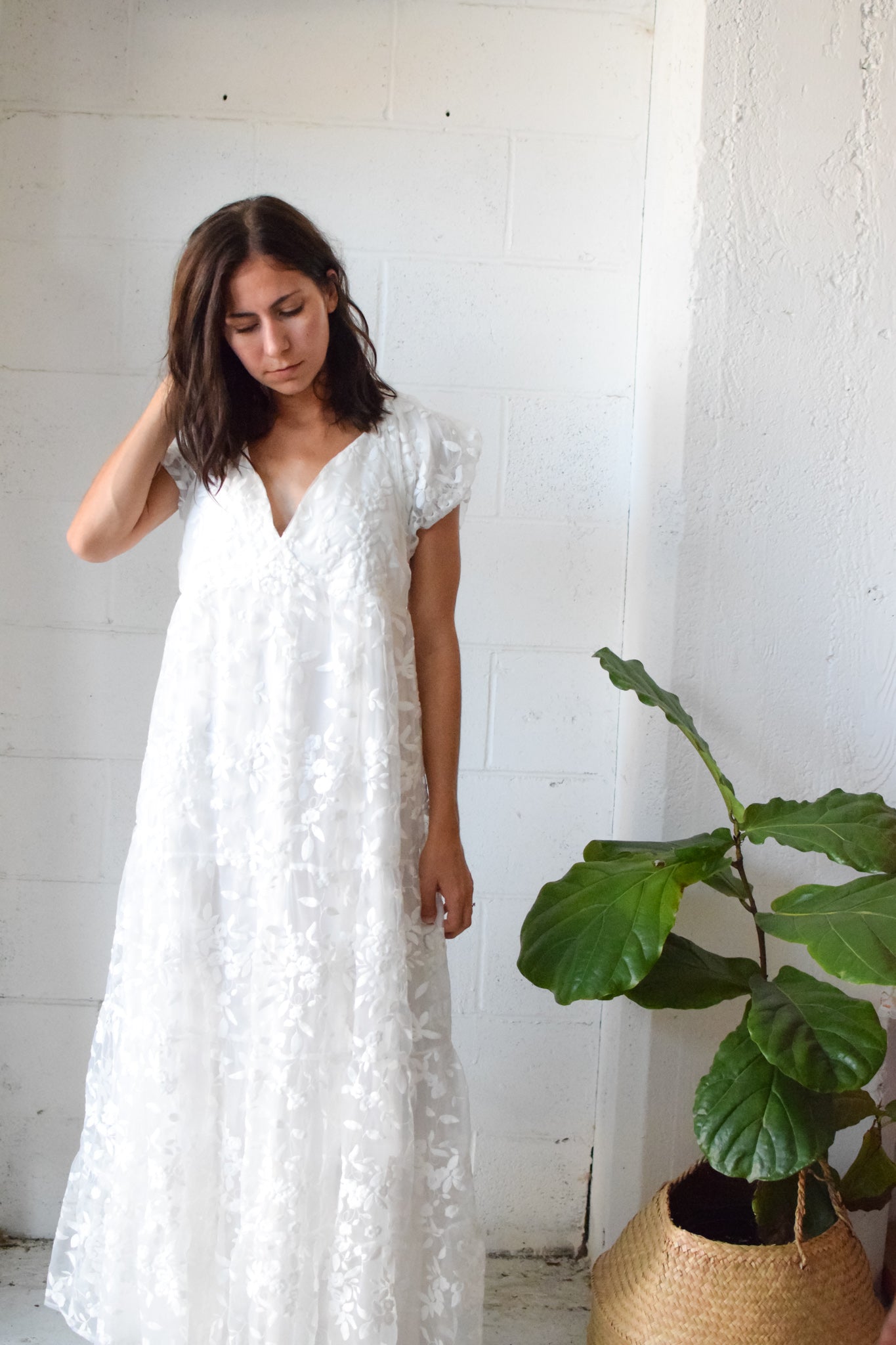 Naomi Floral Mesh Dress